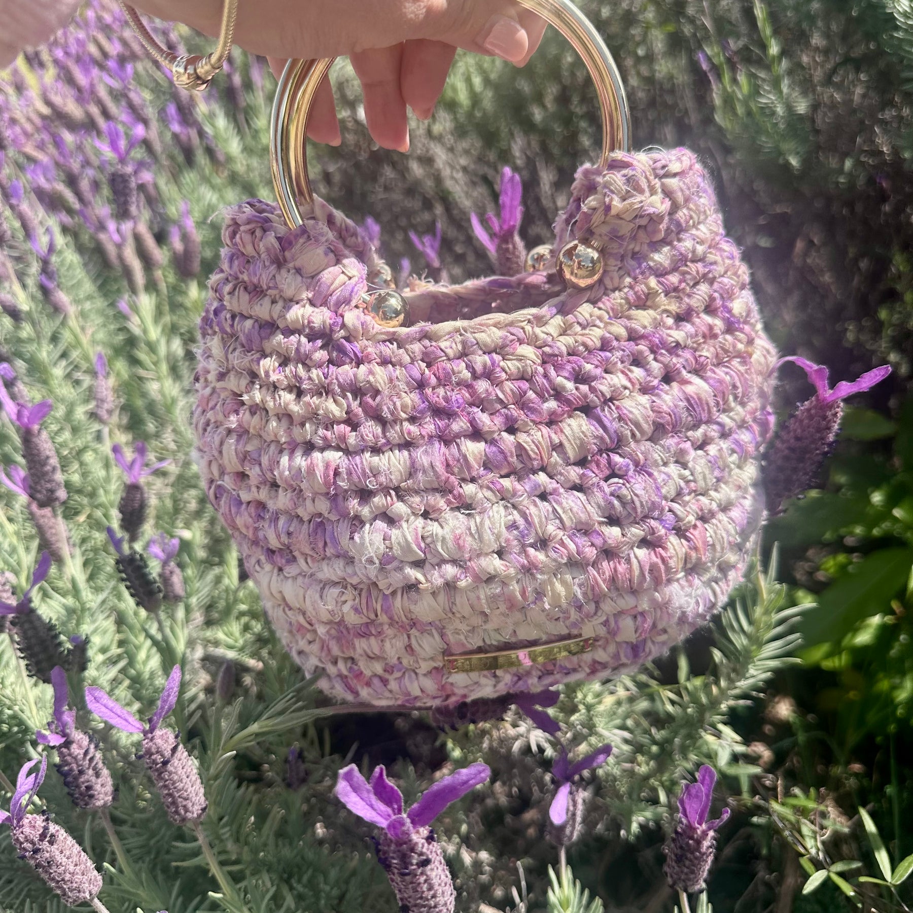 Cocoon Bag | Handcrafted Recycled Sari Silk Bag