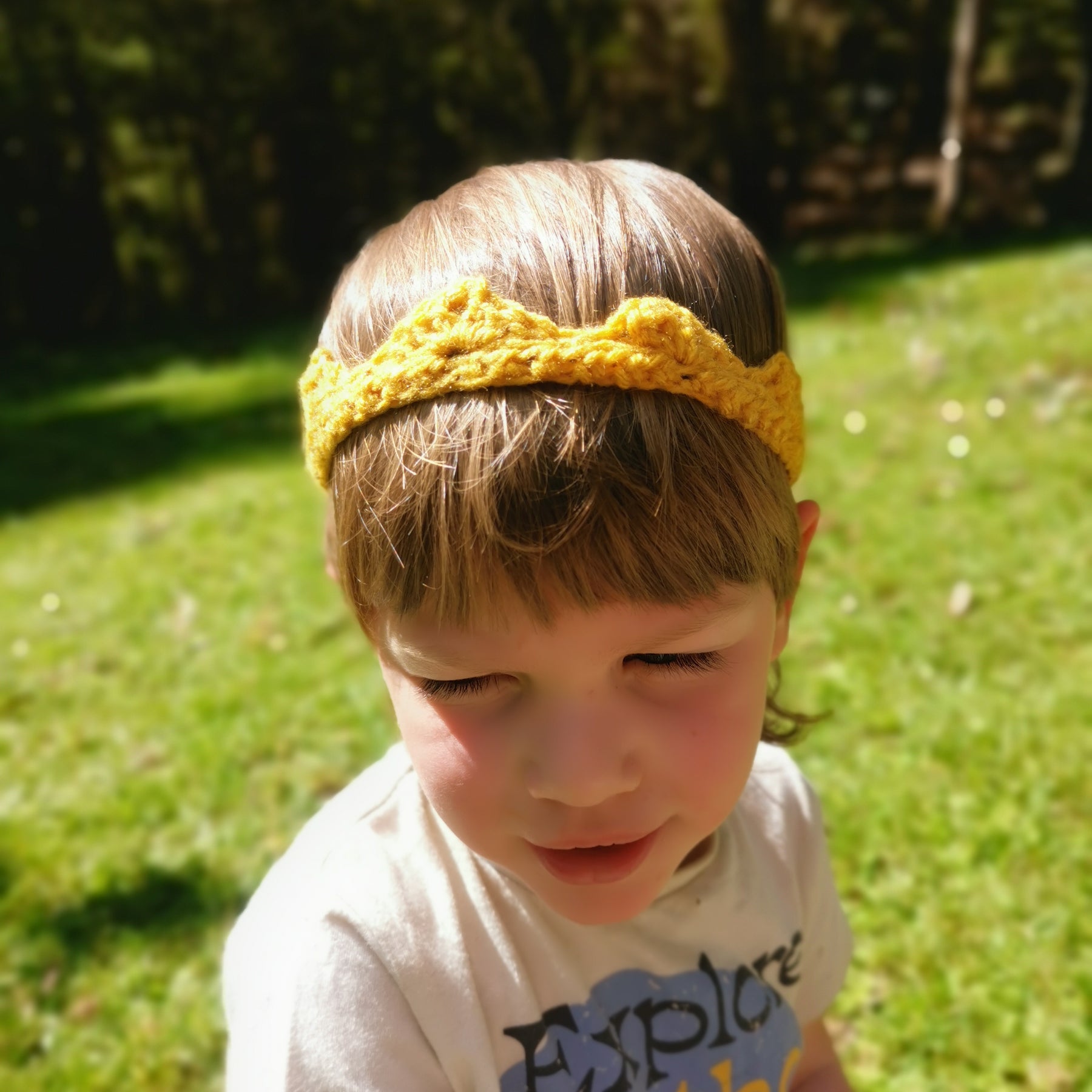 Children's Crochet Crown Headband