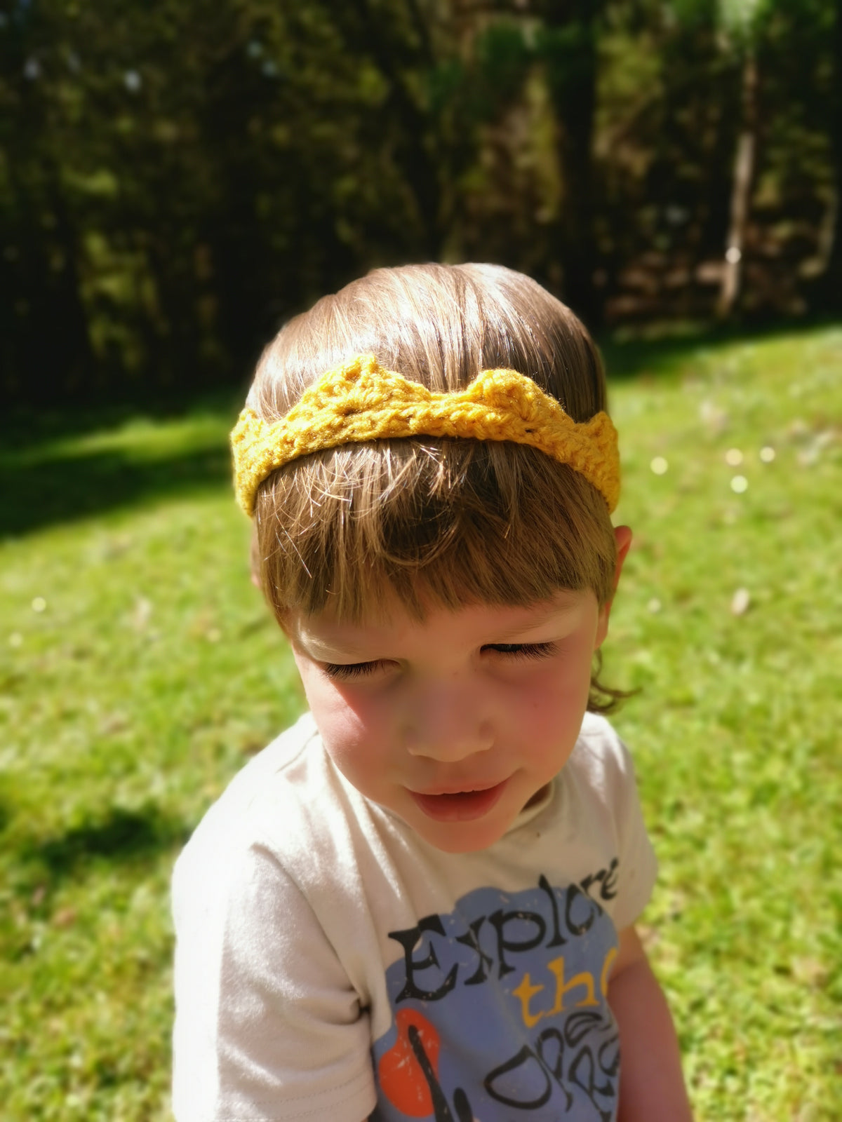 Children's Crochet Crown Headband