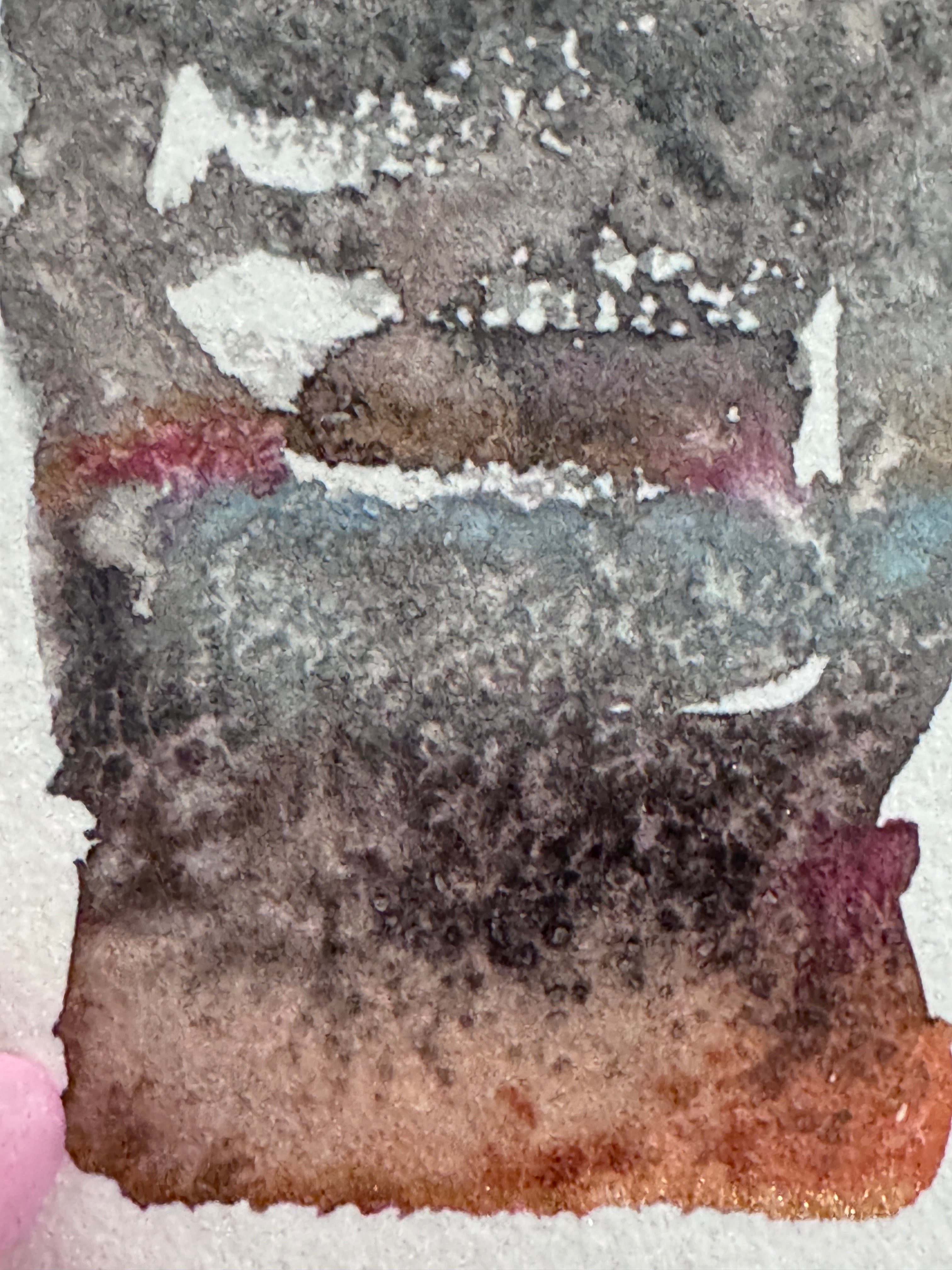 Frostline ACEO Original Watercolour Artwork