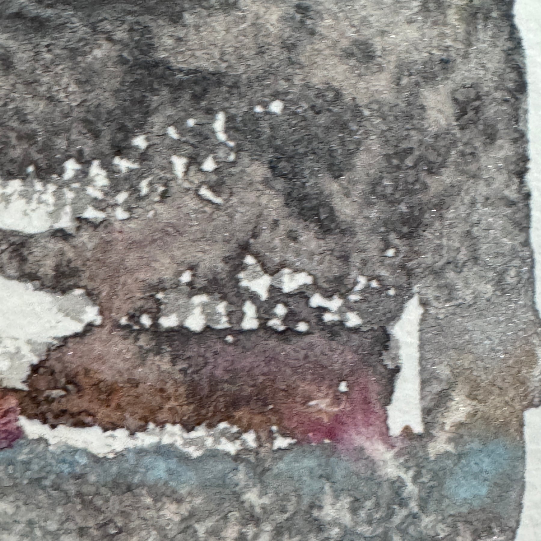 Frostline ACEO Original Watercolour Artwork