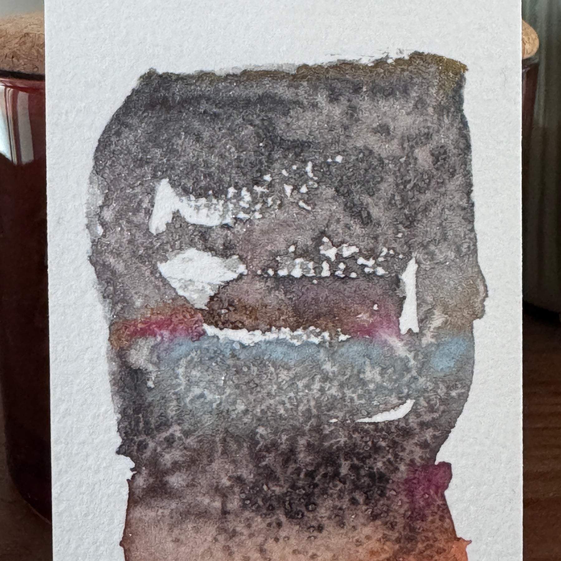 Frostline ACEO Original Watercolour Artwork