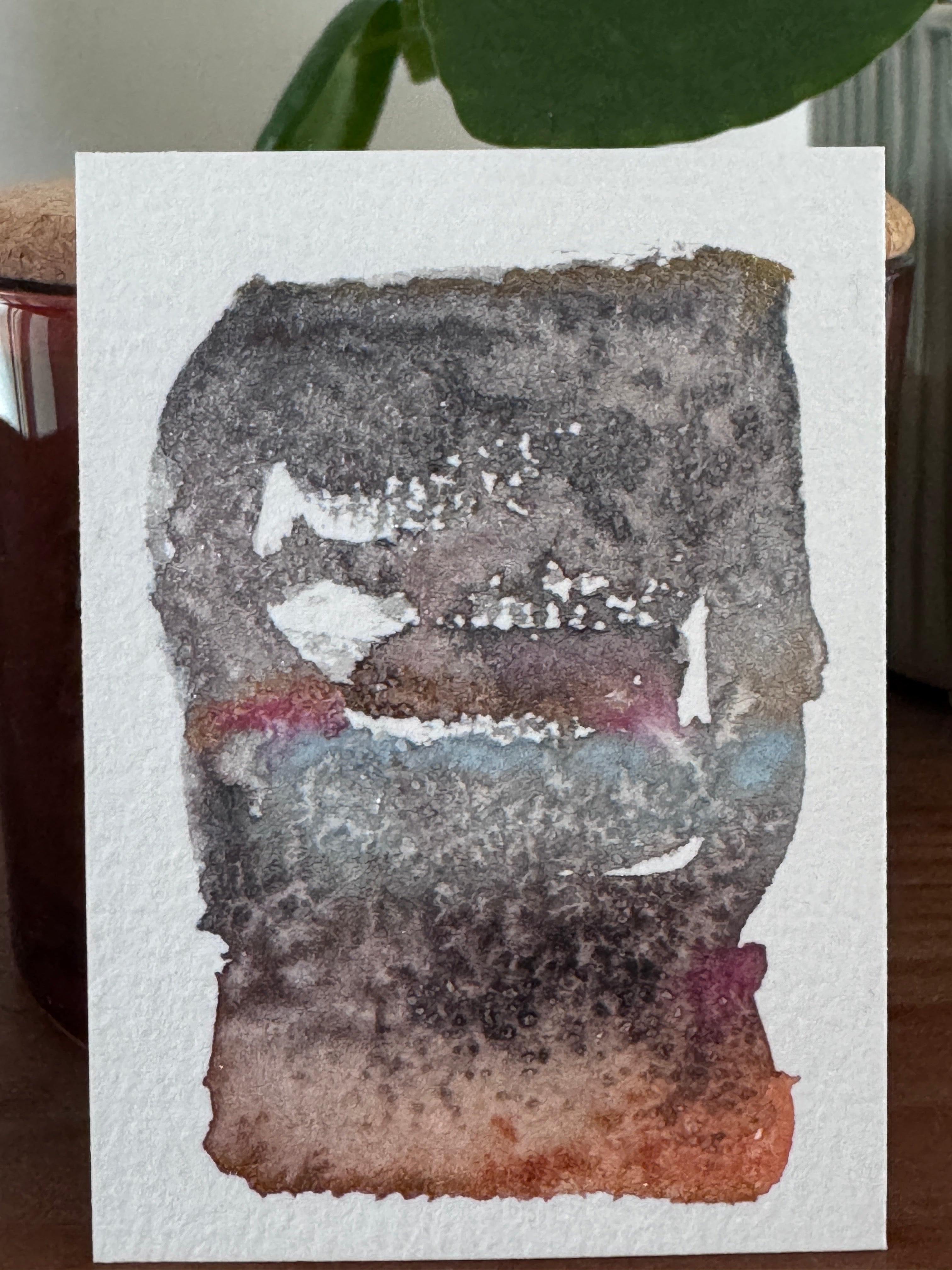 Frostline ACEO Original Watercolour Artwork