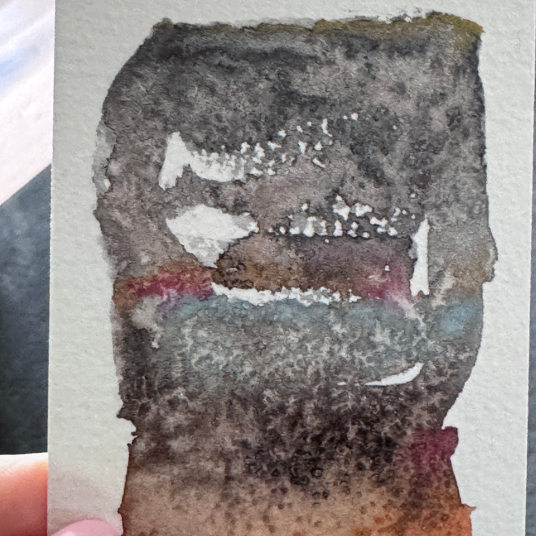 Frostline ACEO Original Watercolour Artwork