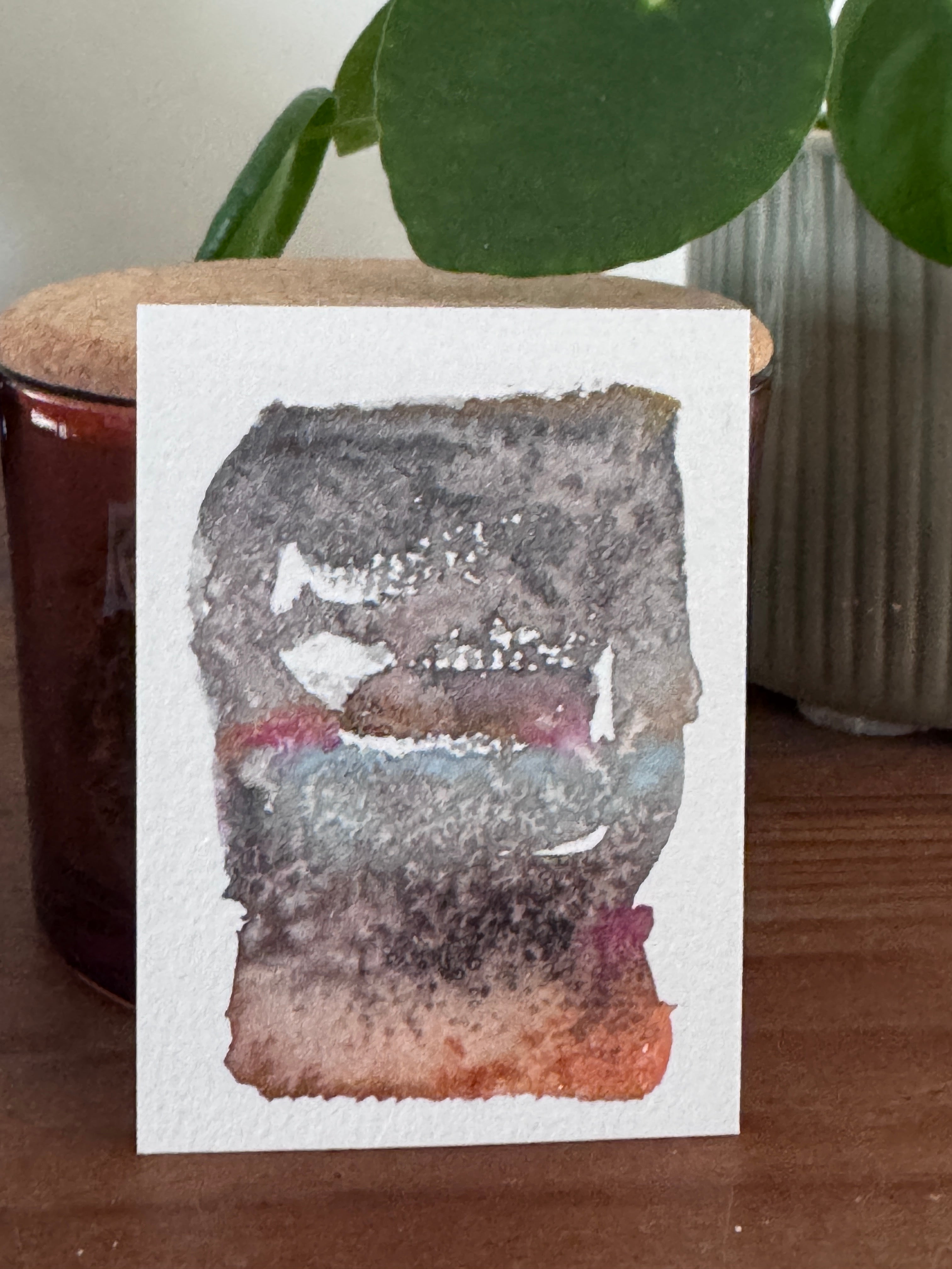 Frostline ACEO Original Watercolour Artwork