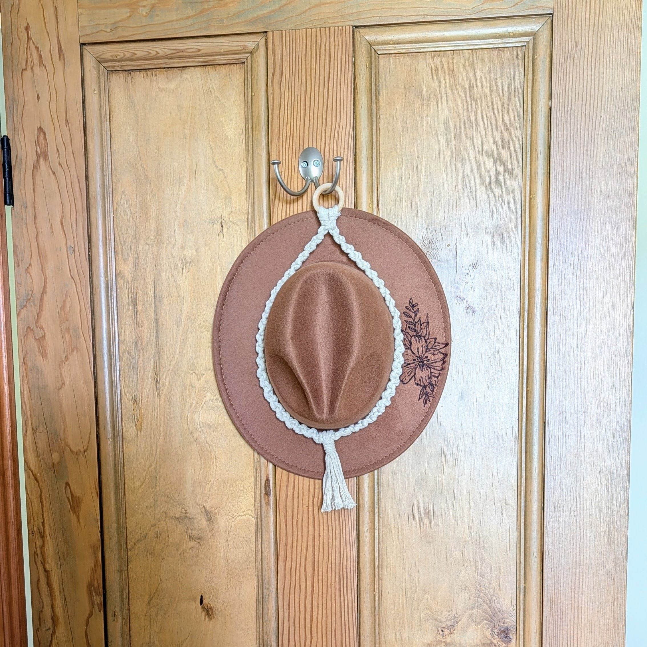 Kemena Single & Double Macrame Hat Hanger