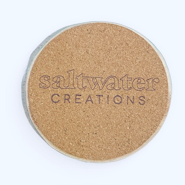 Beach Resin Coasters - Turquoise