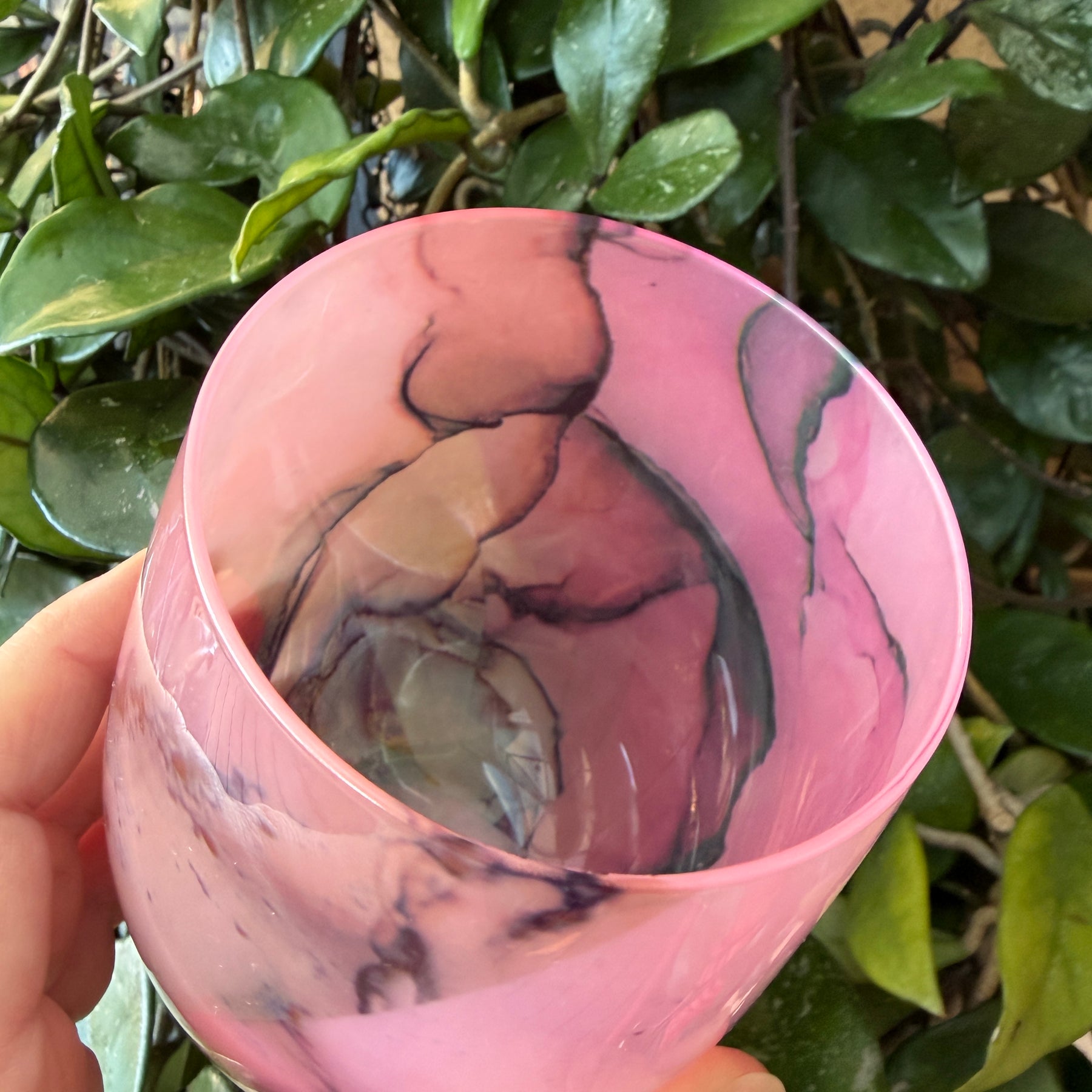 Renee Marble Pink Agate Glass - Poured to Order