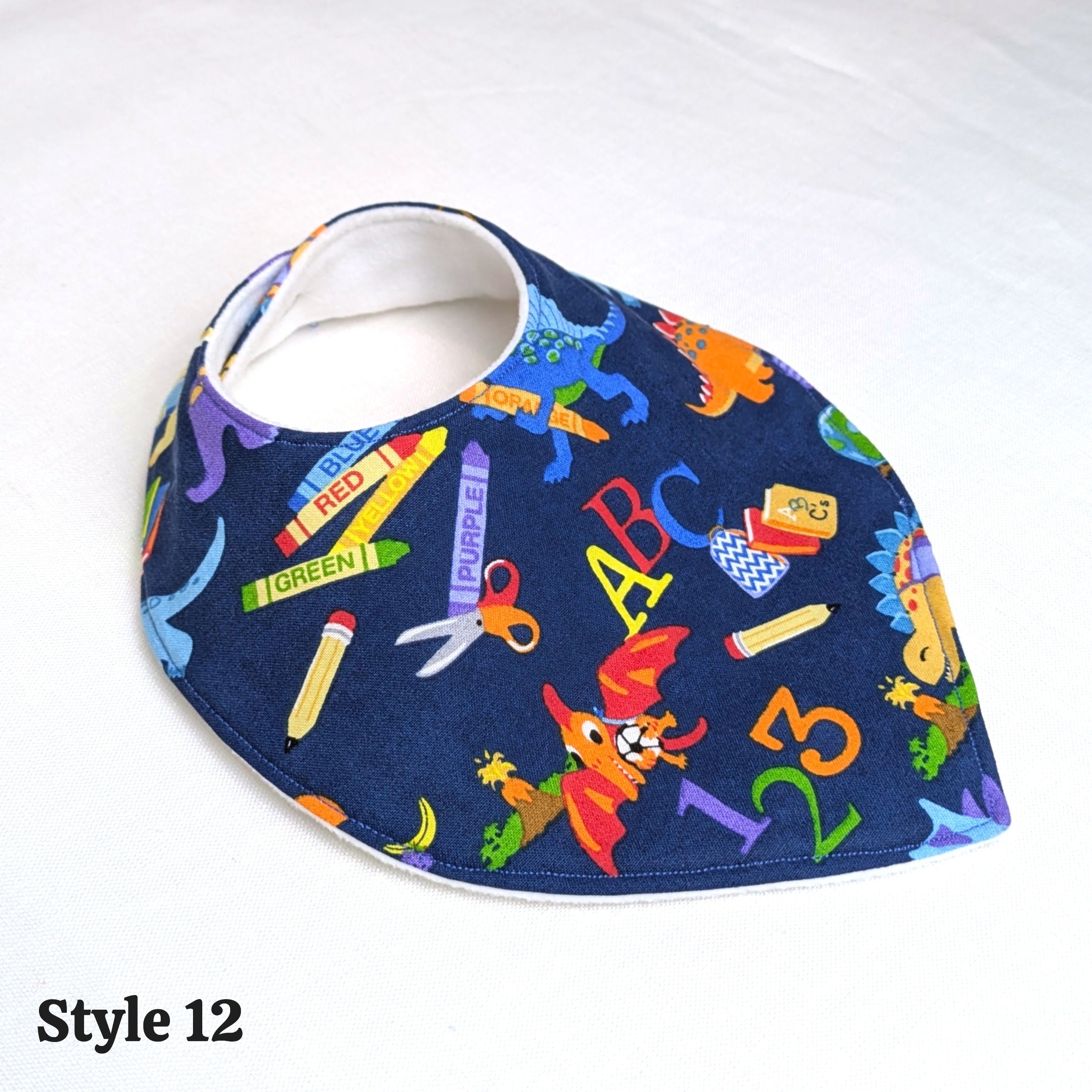 Handmade Dribble Bibs | Extra Absorbency Layer | sized 0-4yrs