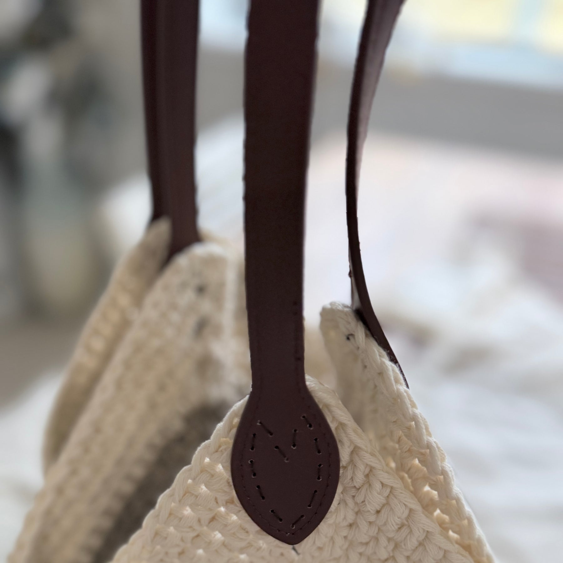 #113 Mongolian Crocheted Tote Bag/Shopper