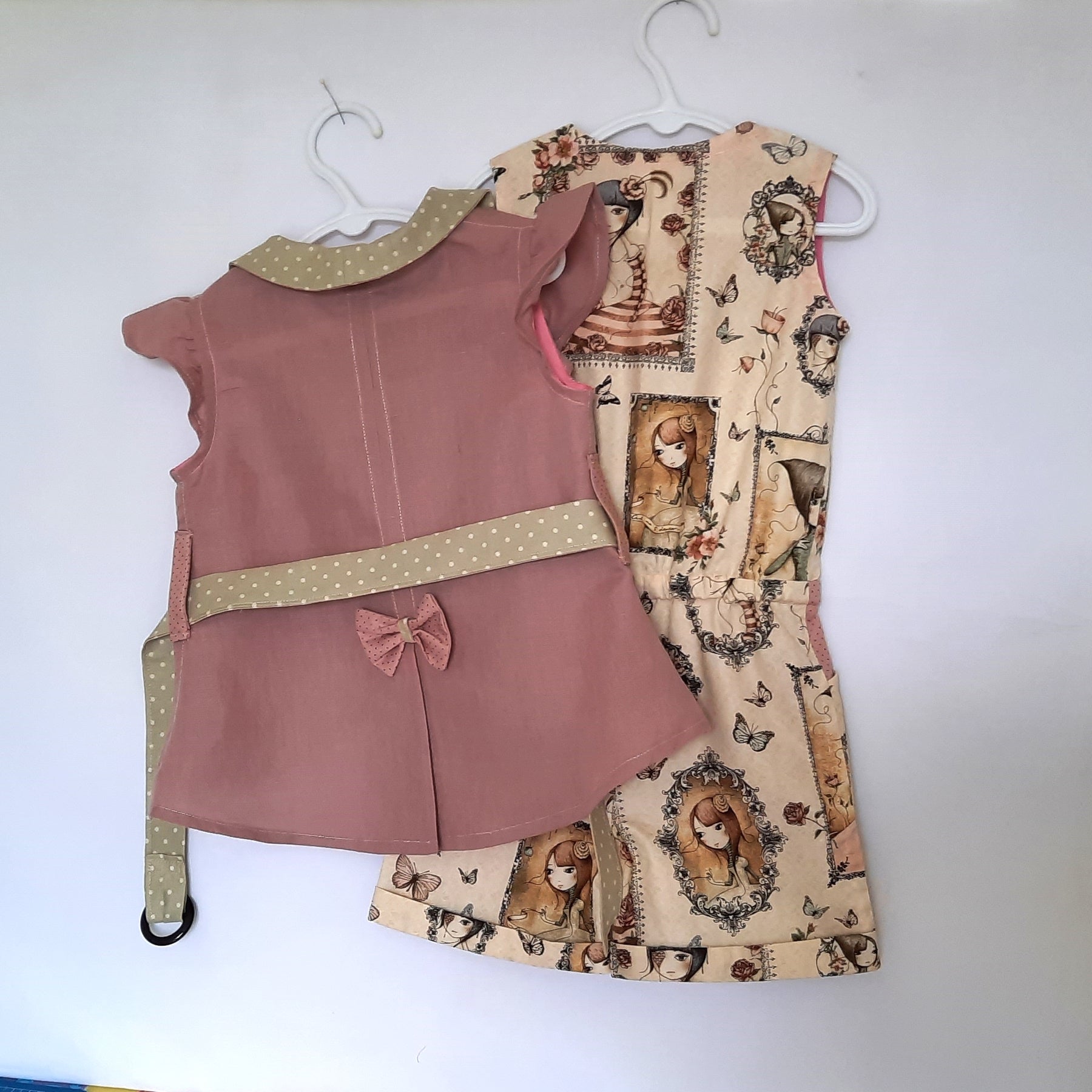 Girl's Romper Safari Birthday Outfit