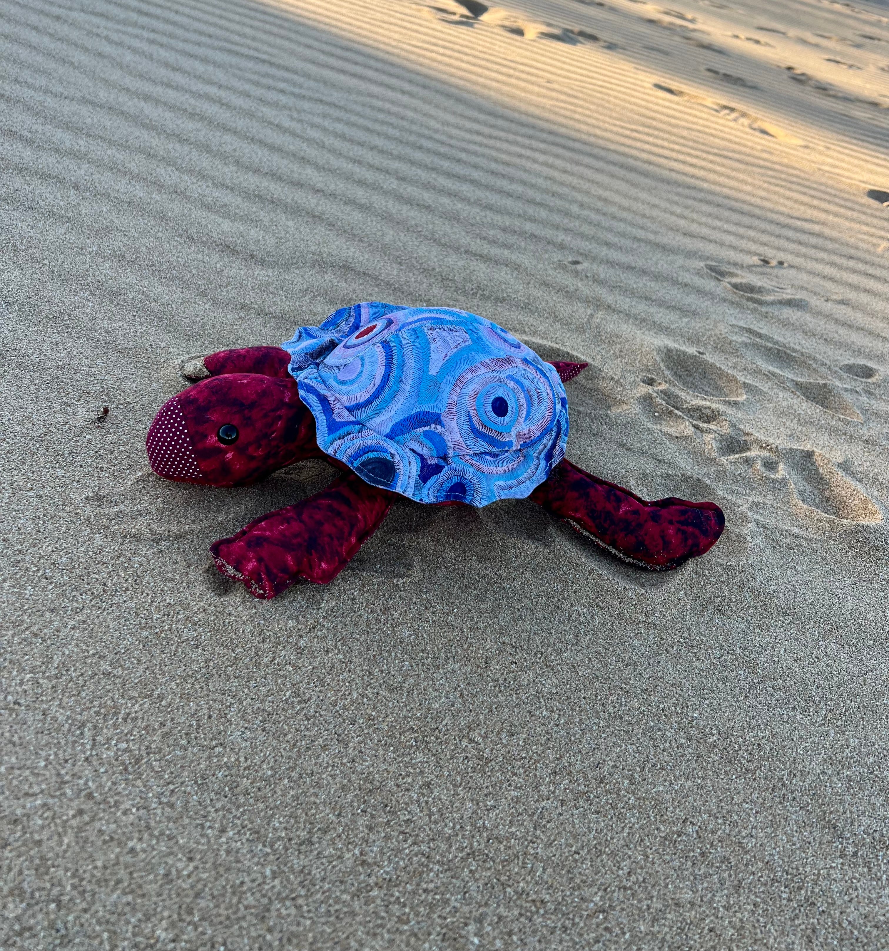 Handmade Fabric Turtle