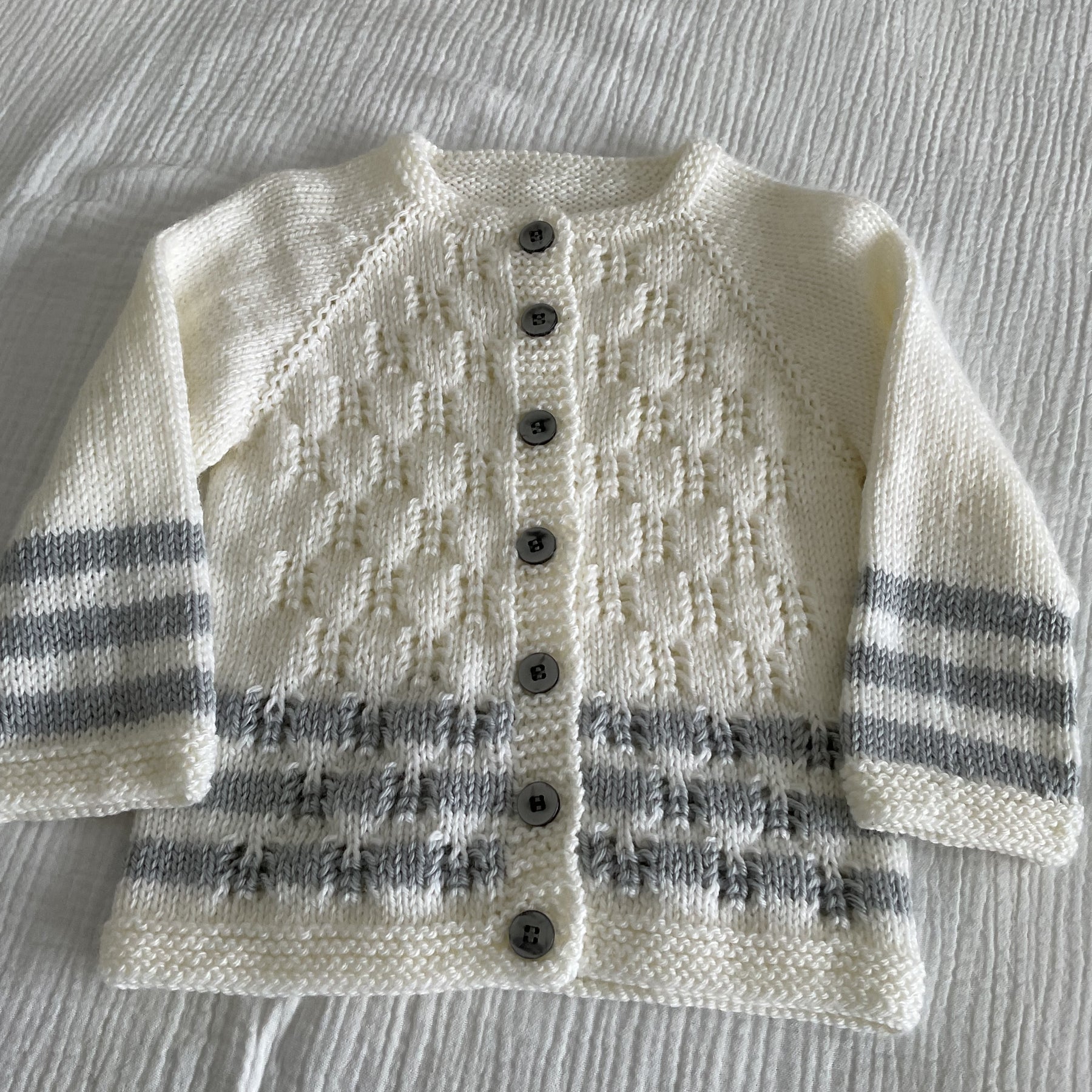 Cardigan and Romper Set, Size 6-12months