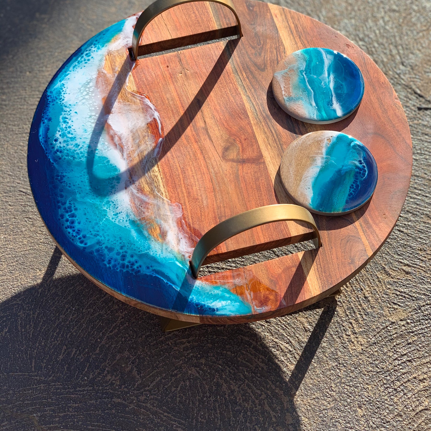 Waves | serving board | ocean | charcuterie board | gift ideas | homewares | Father’s Day gift