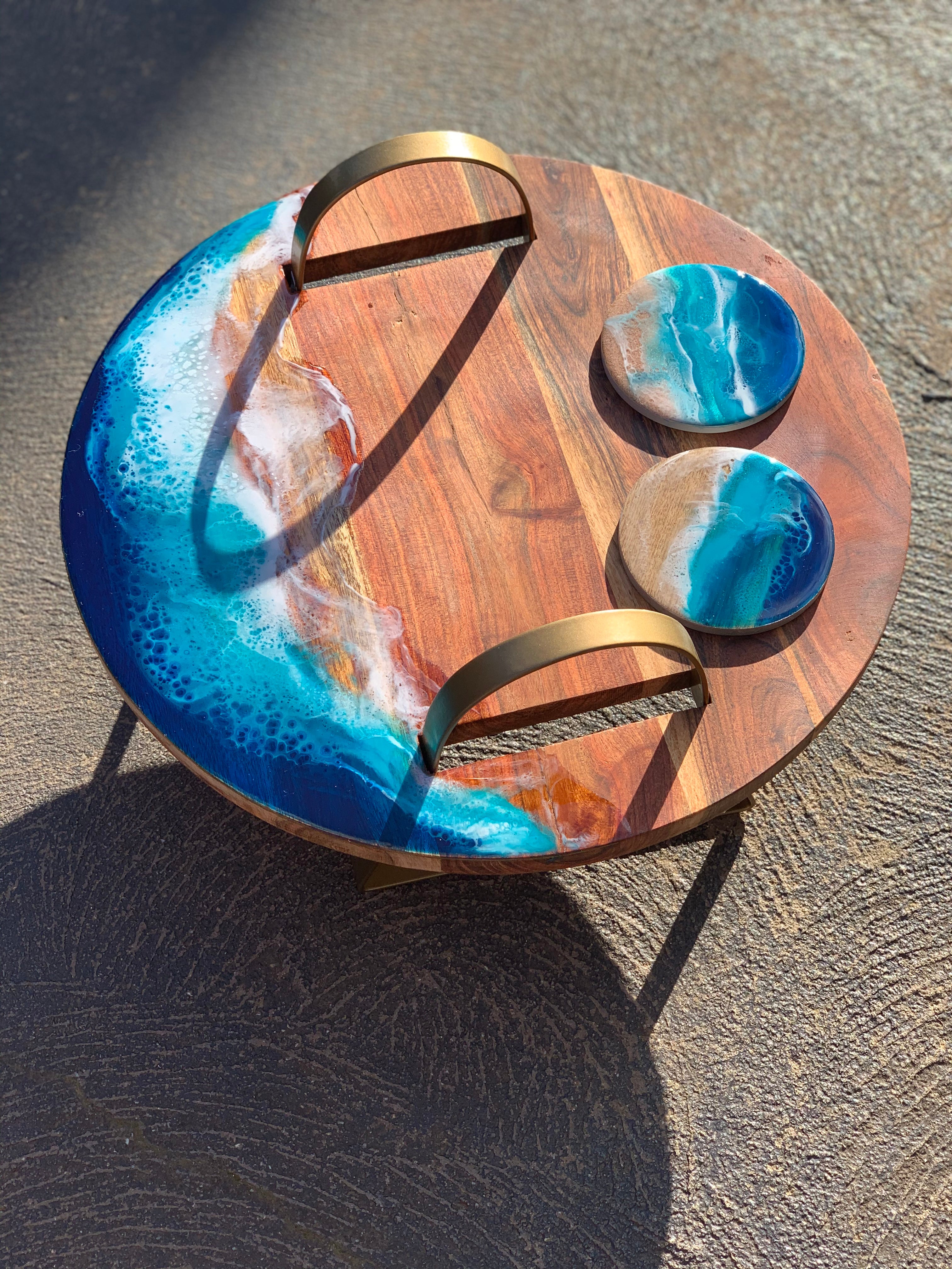 Waves | serving board | ocean | charcuterie board | gift ideas | homewares | Father’s Day gift