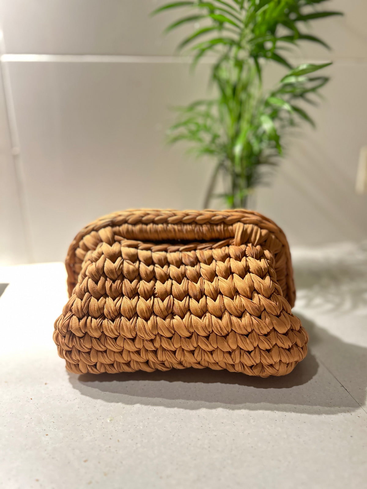 Rose clutch bag