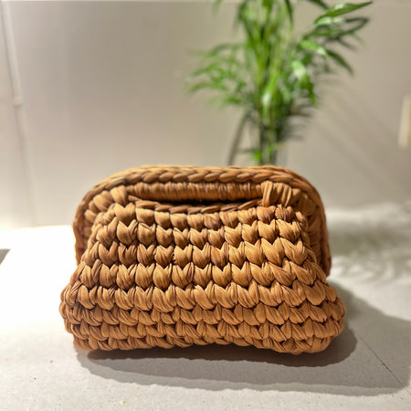 Rose clutch bag