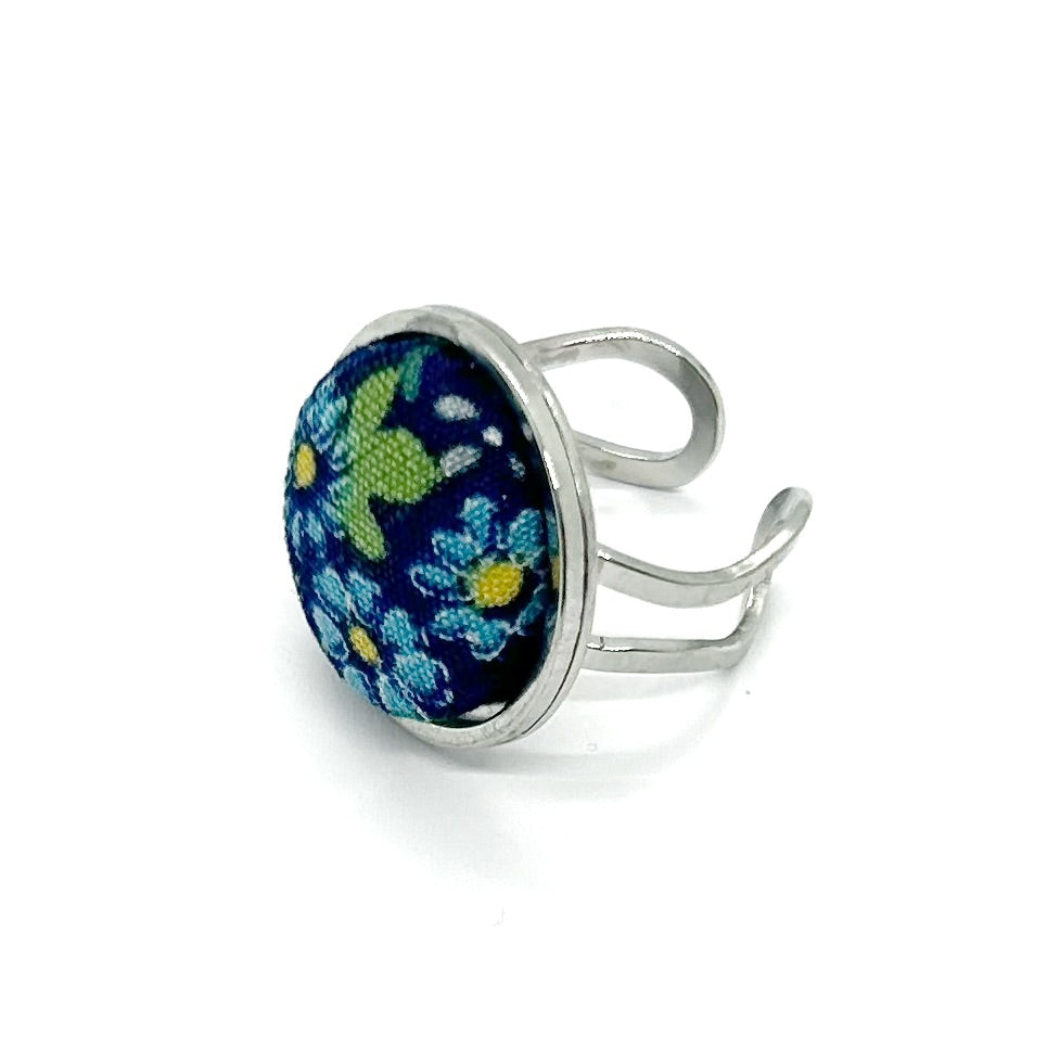 Kimono Ring - Adjustable Blue