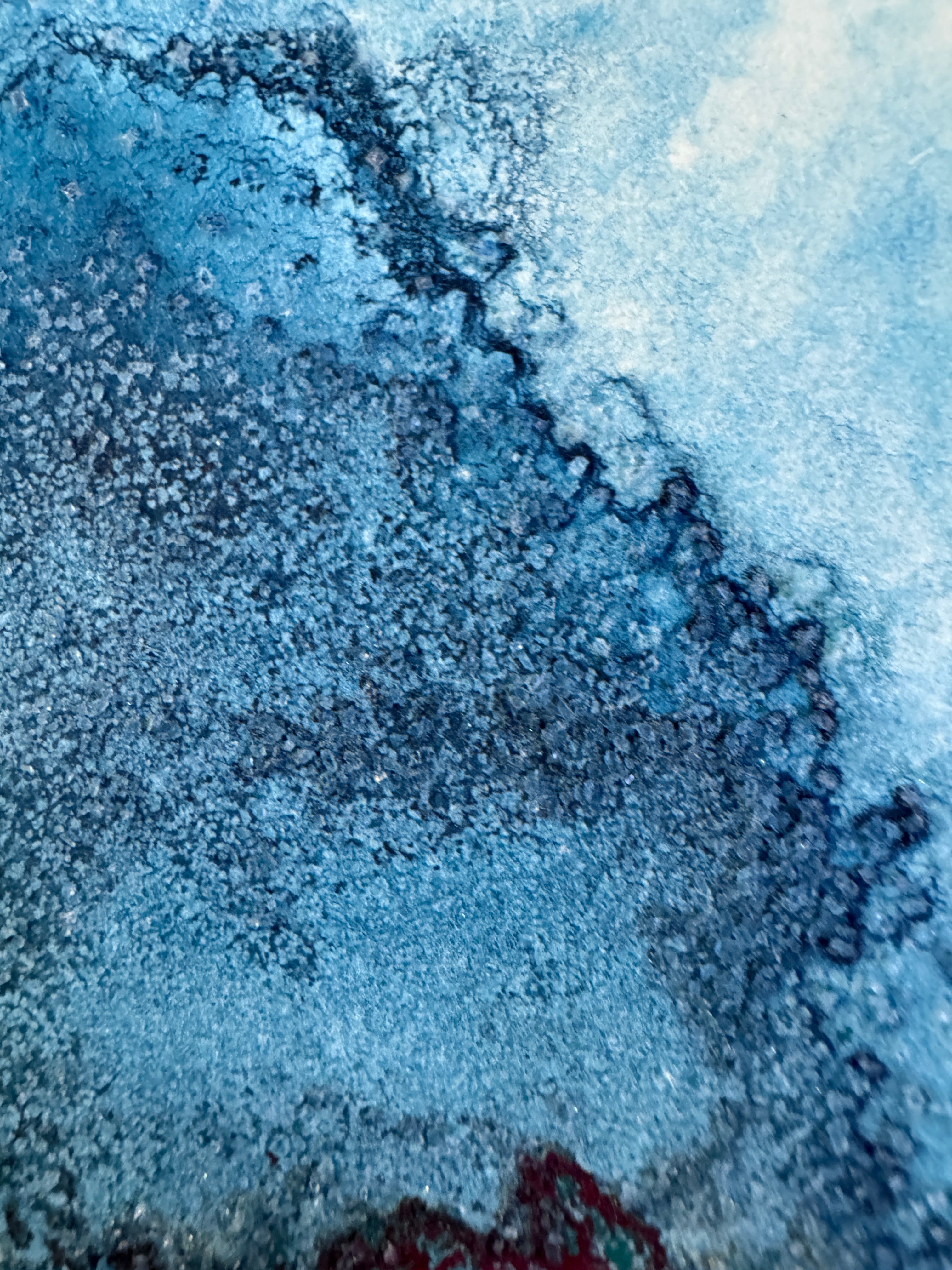 The Current Beneath – Original Abstract Watercolour Artwork