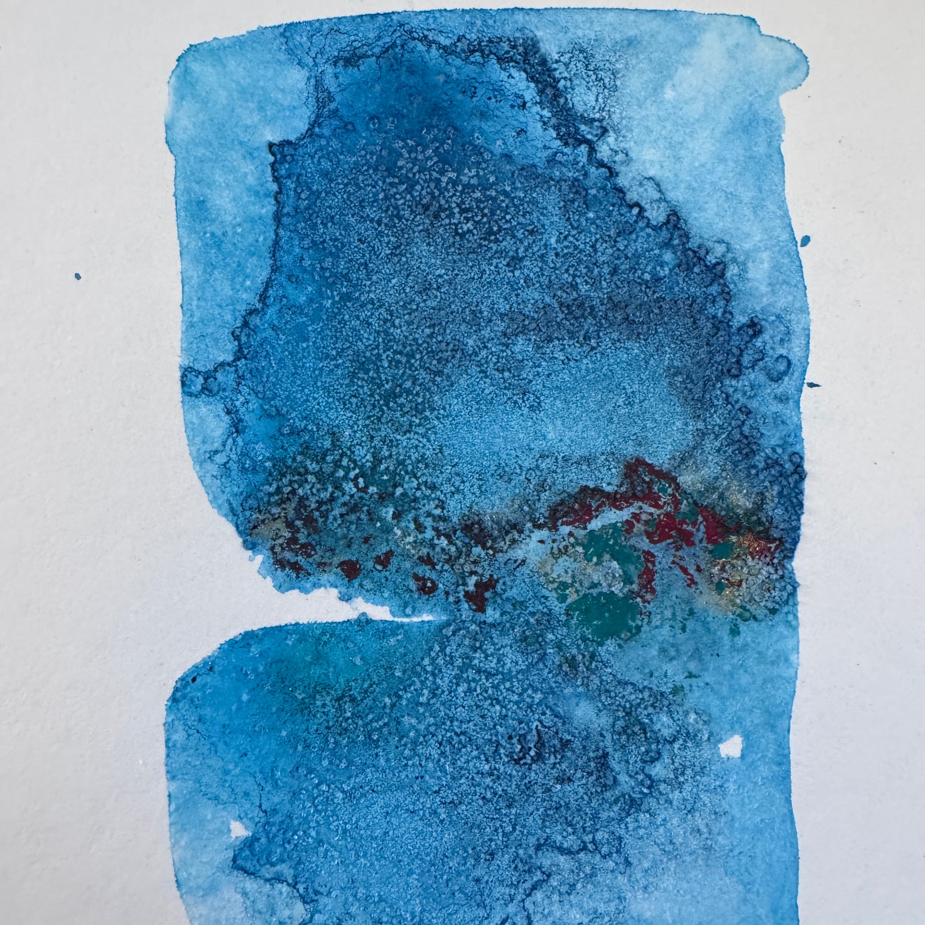 The Current Beneath – Original Abstract Watercolour Artwork