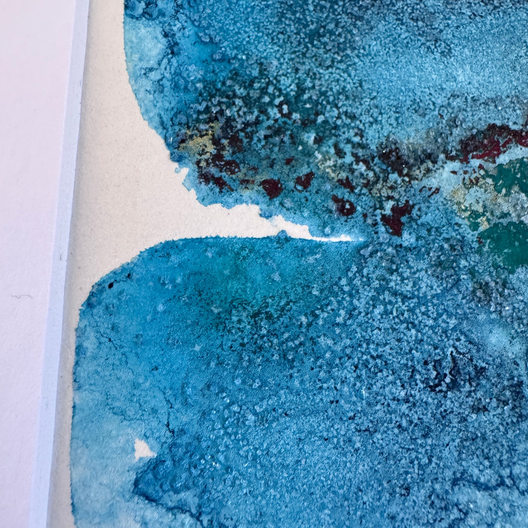 The Current Beneath – Original Abstract Watercolour Artwork