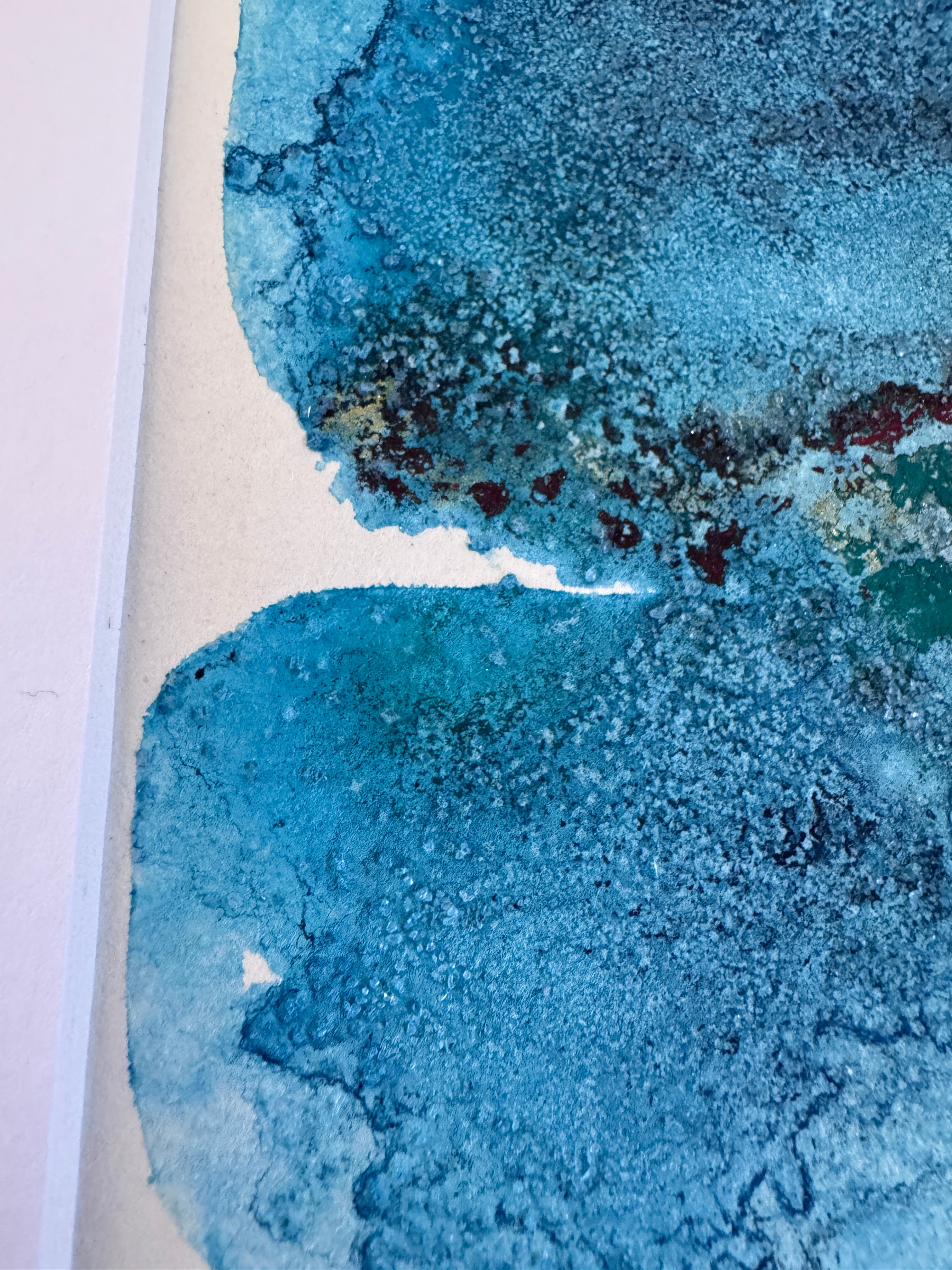 The Current Beneath – Original Abstract Watercolour Artwork