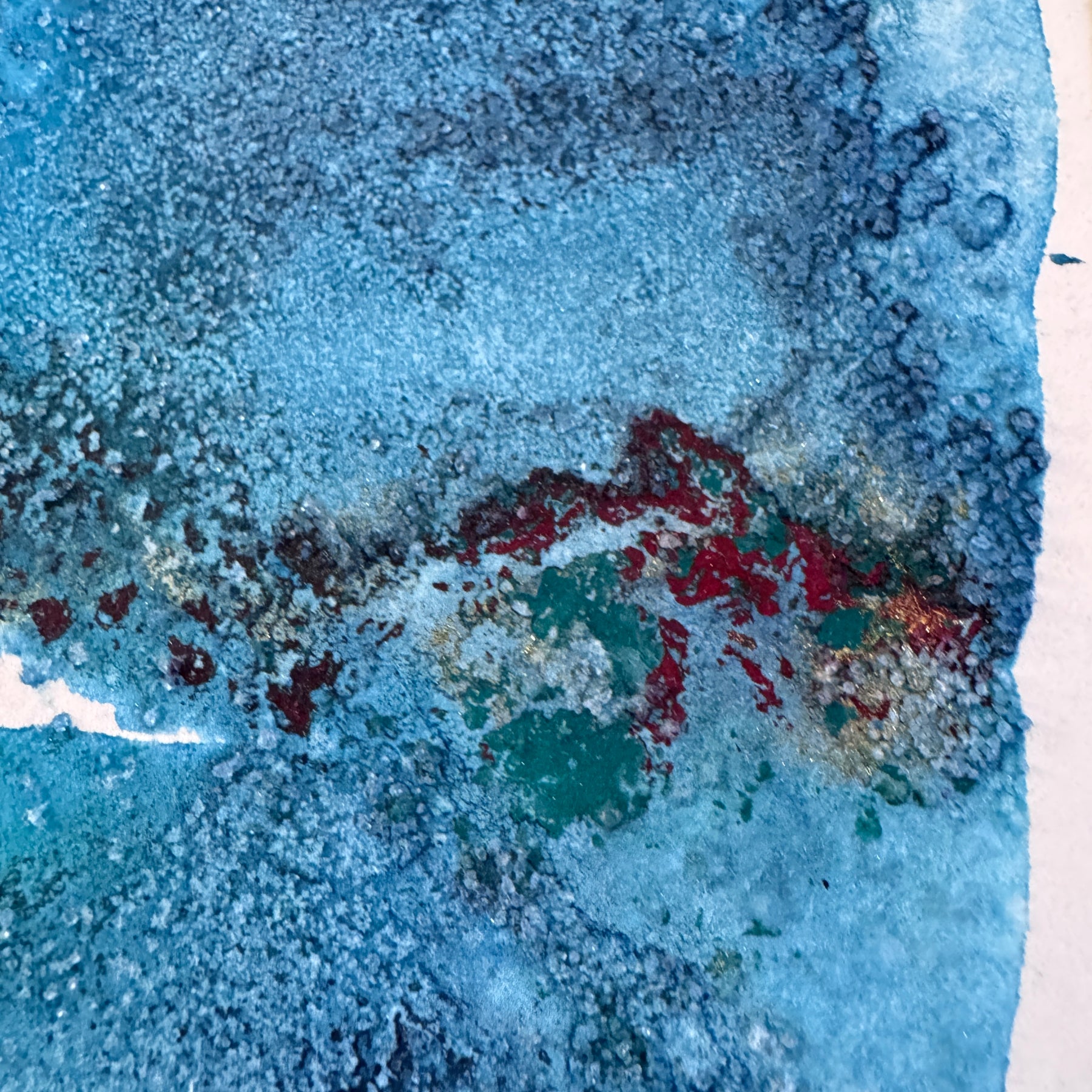 The Current Beneath – Original Abstract Watercolour Artwork