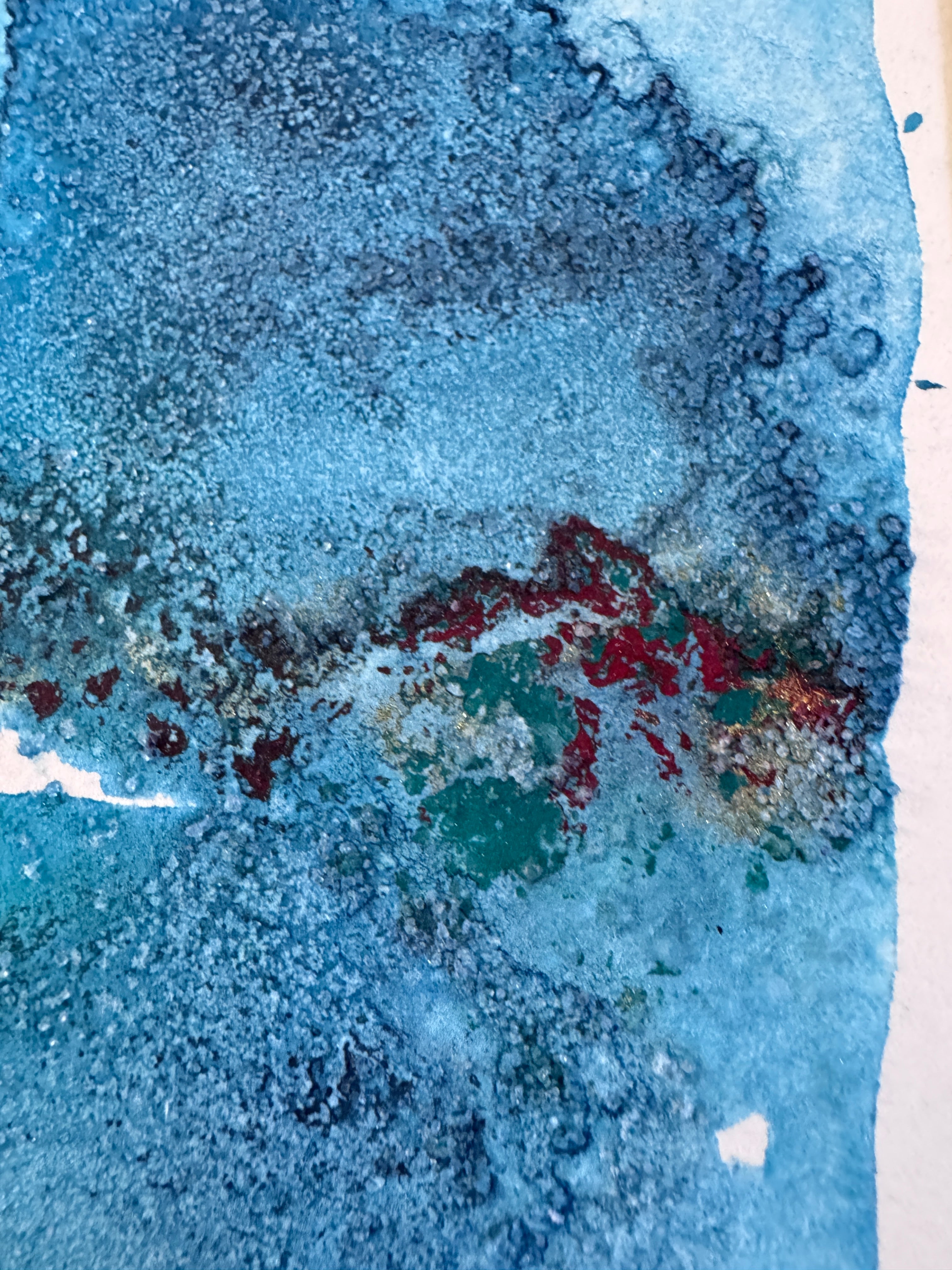 The Current Beneath – Original Abstract Watercolour Artwork