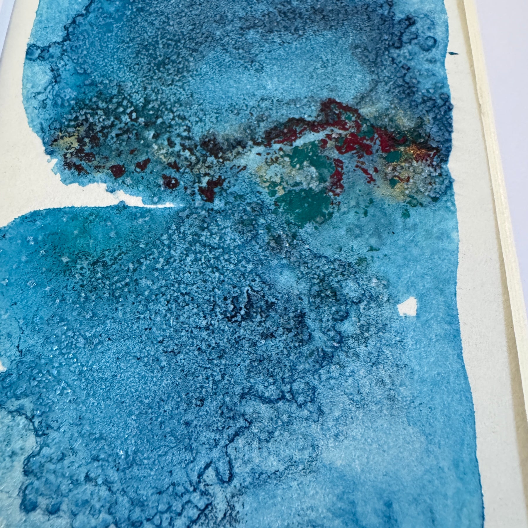 The Current Beneath – Original Abstract Watercolour Artwork