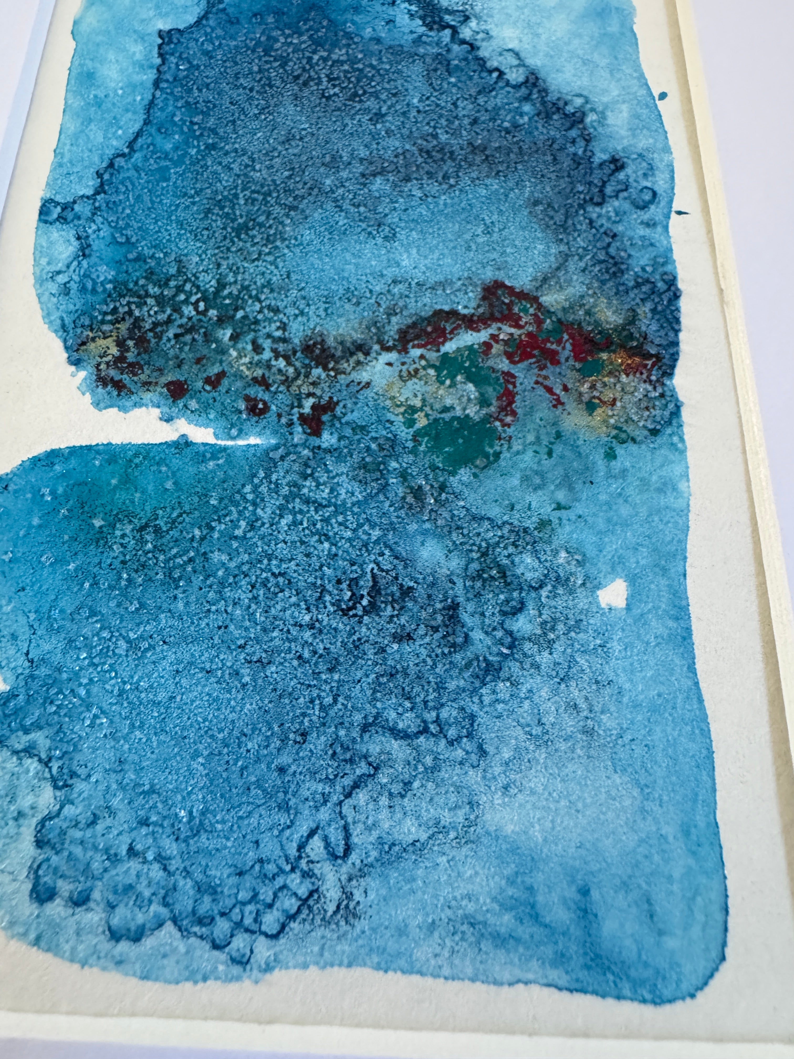 The Current Beneath – Original Abstract Watercolour Artwork