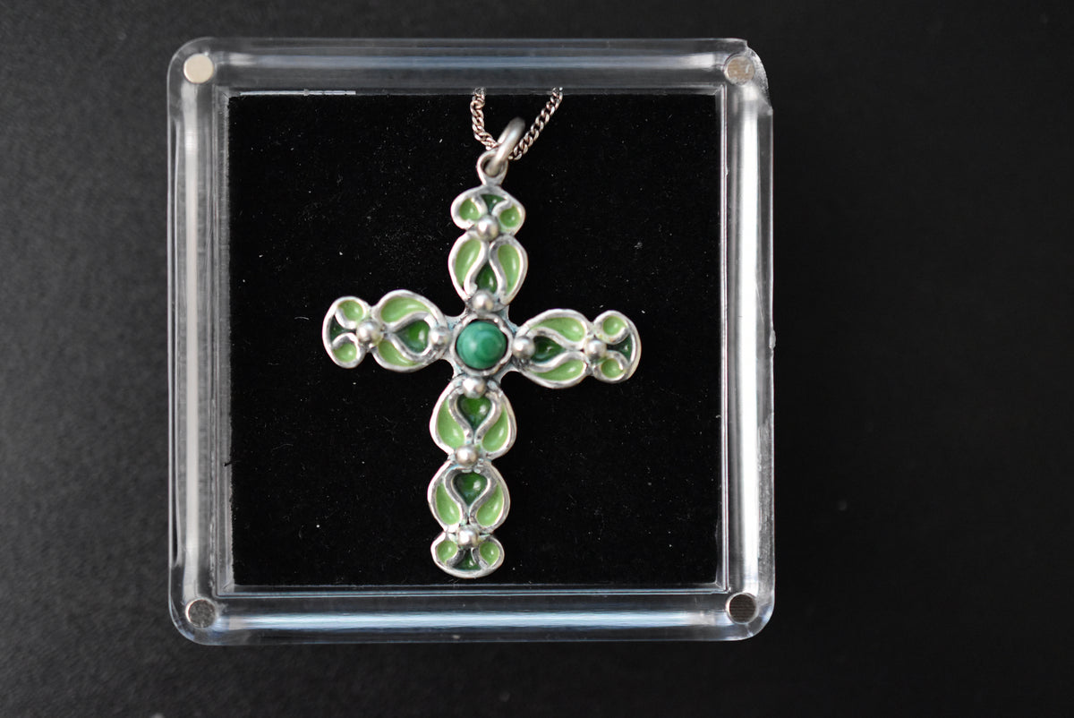 Enameled Cross (Pendant)