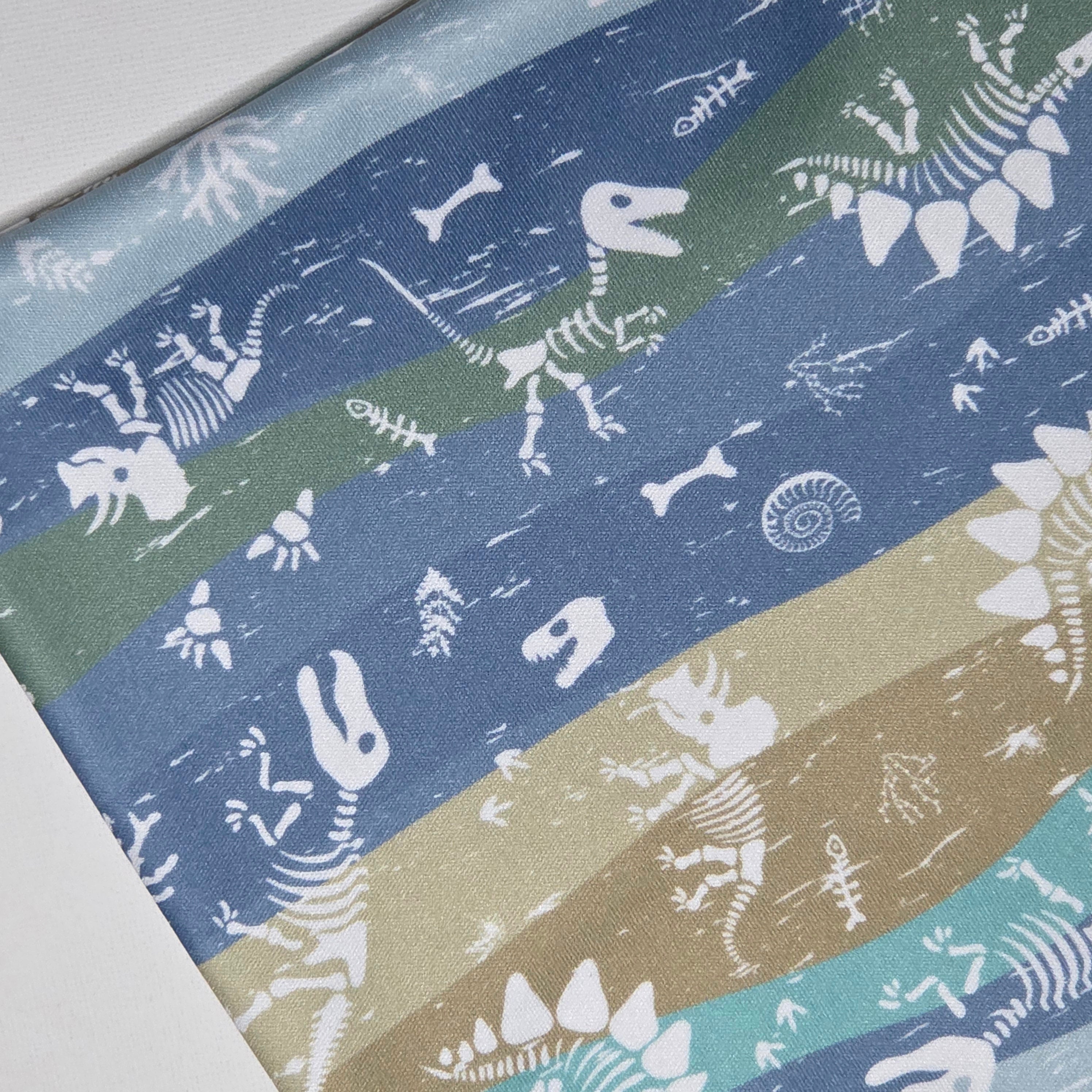 Medium Wet Bag with a Dinosaur Bones Design