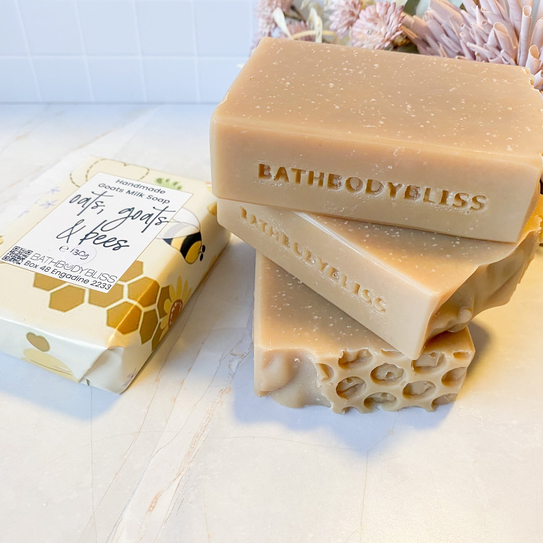 Oats Goats & Bees Handmade Soap, Goatsmilk Soap, Scented Soap