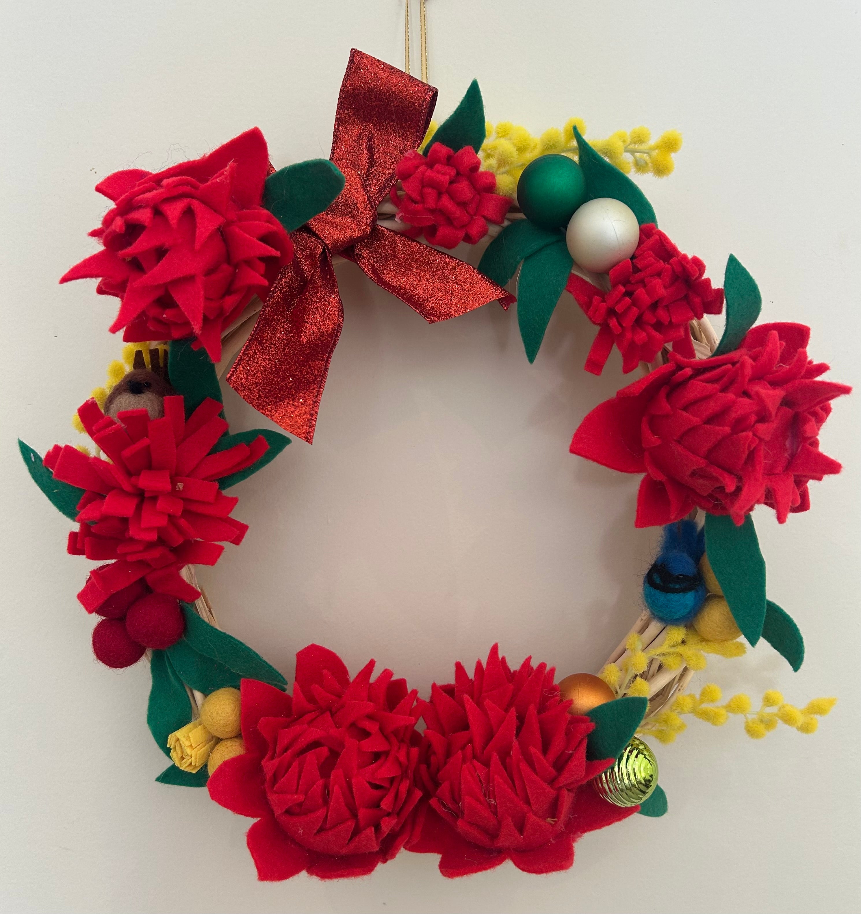 Beautiful Australian Wildflower Wreath