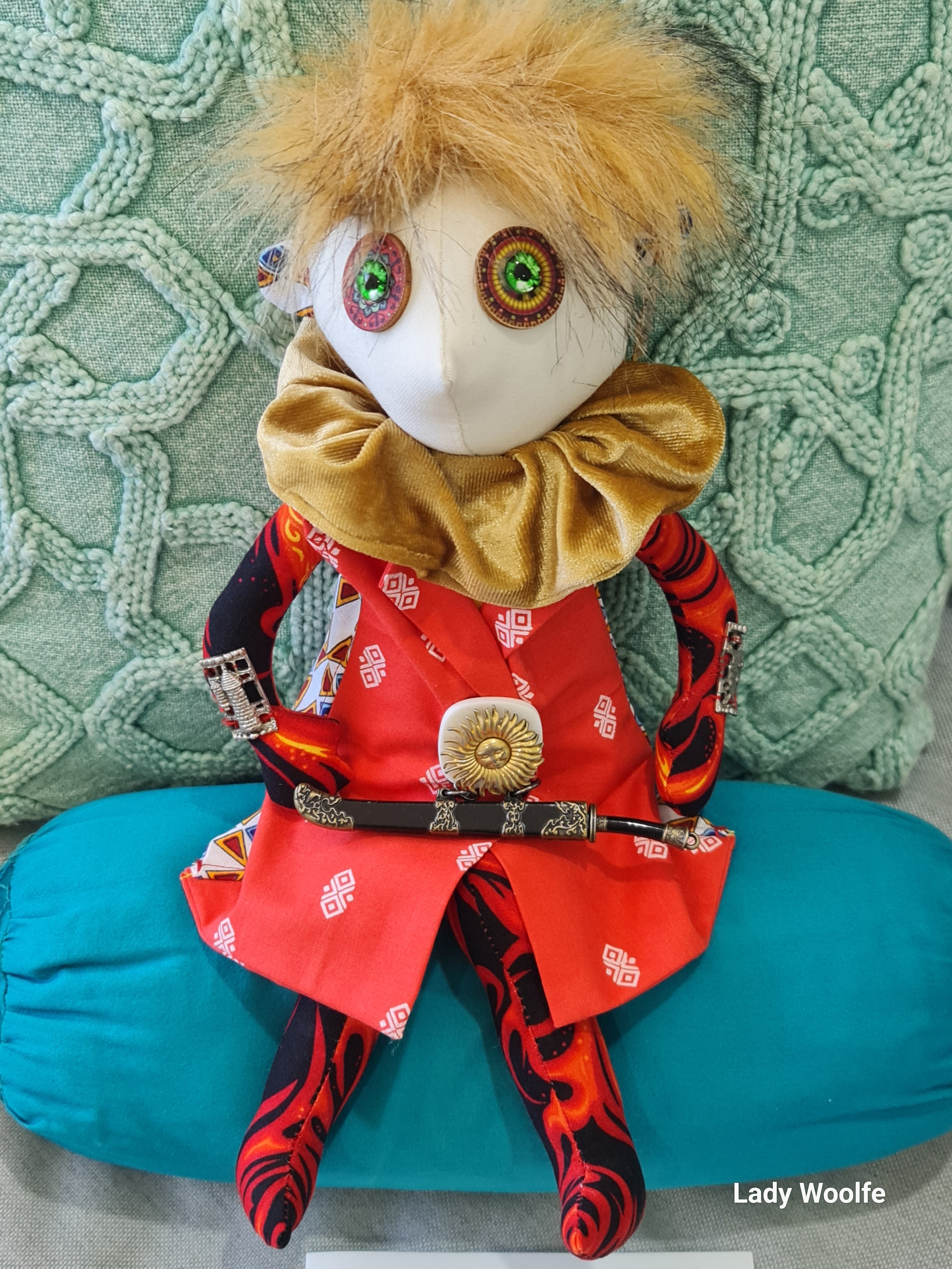 Handmade Art Doll - Tristram the Dragon Whisperer