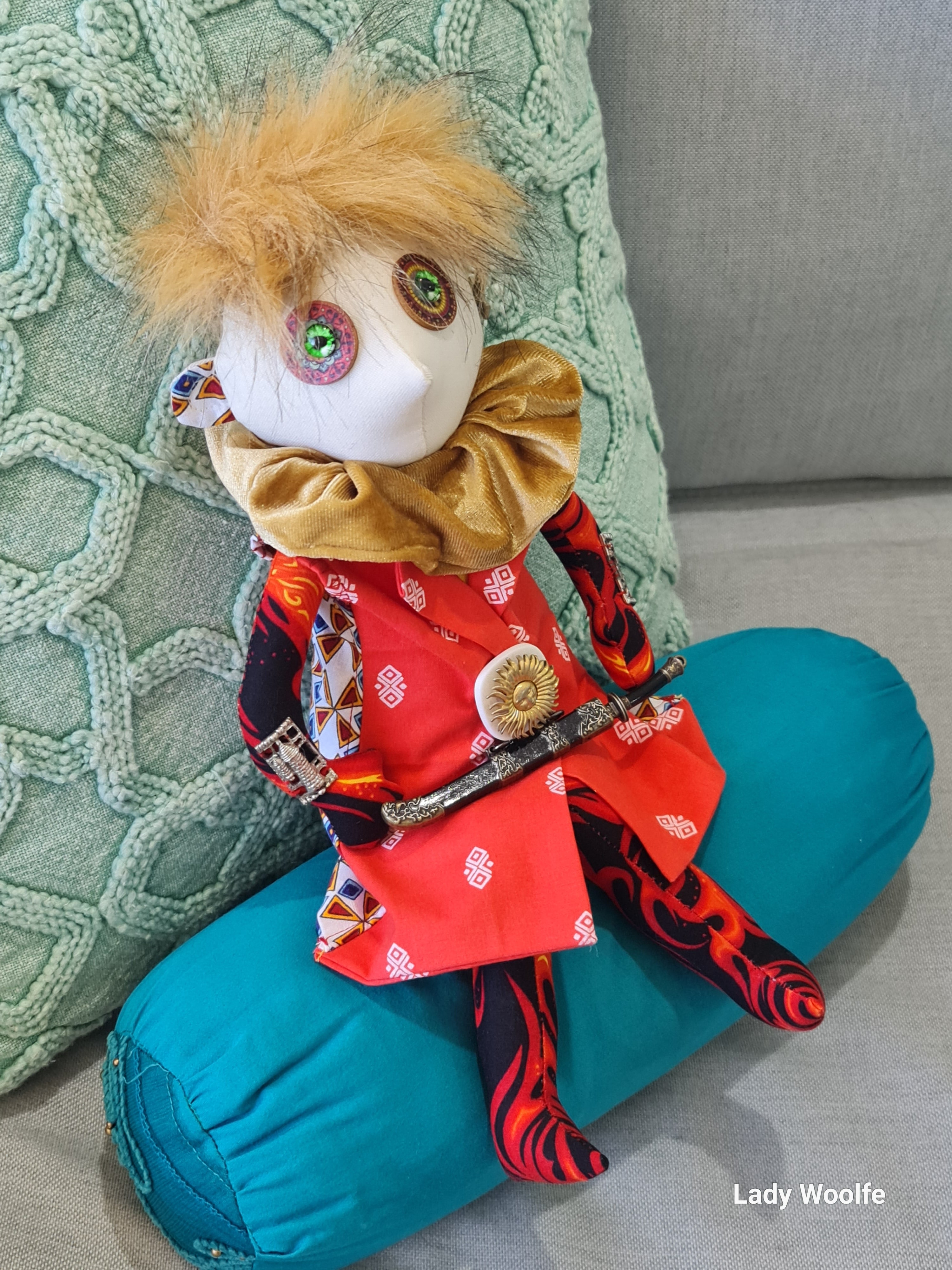 Handmade Art Doll - Tristram the Dragon Whisperer