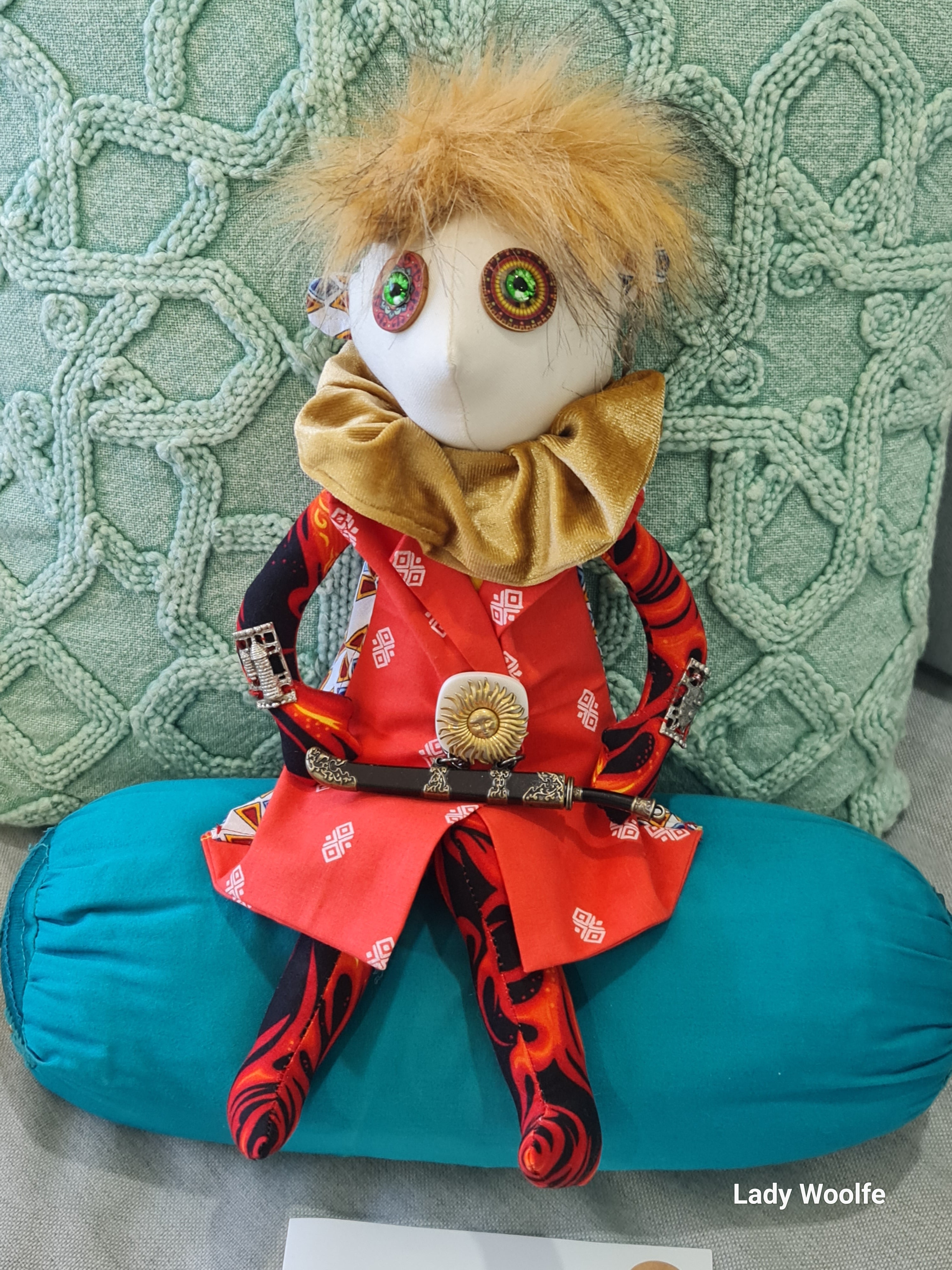 Handmade Art Doll - Tristram the Dragon Whisperer