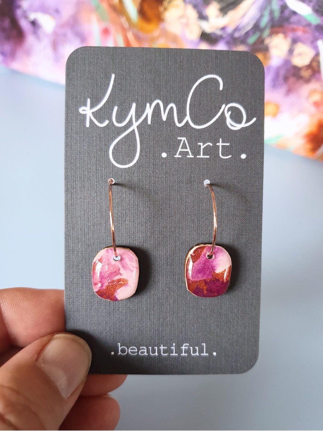 The Mulberry Skies Collection | Art Earrings | Studs & Small Dangles