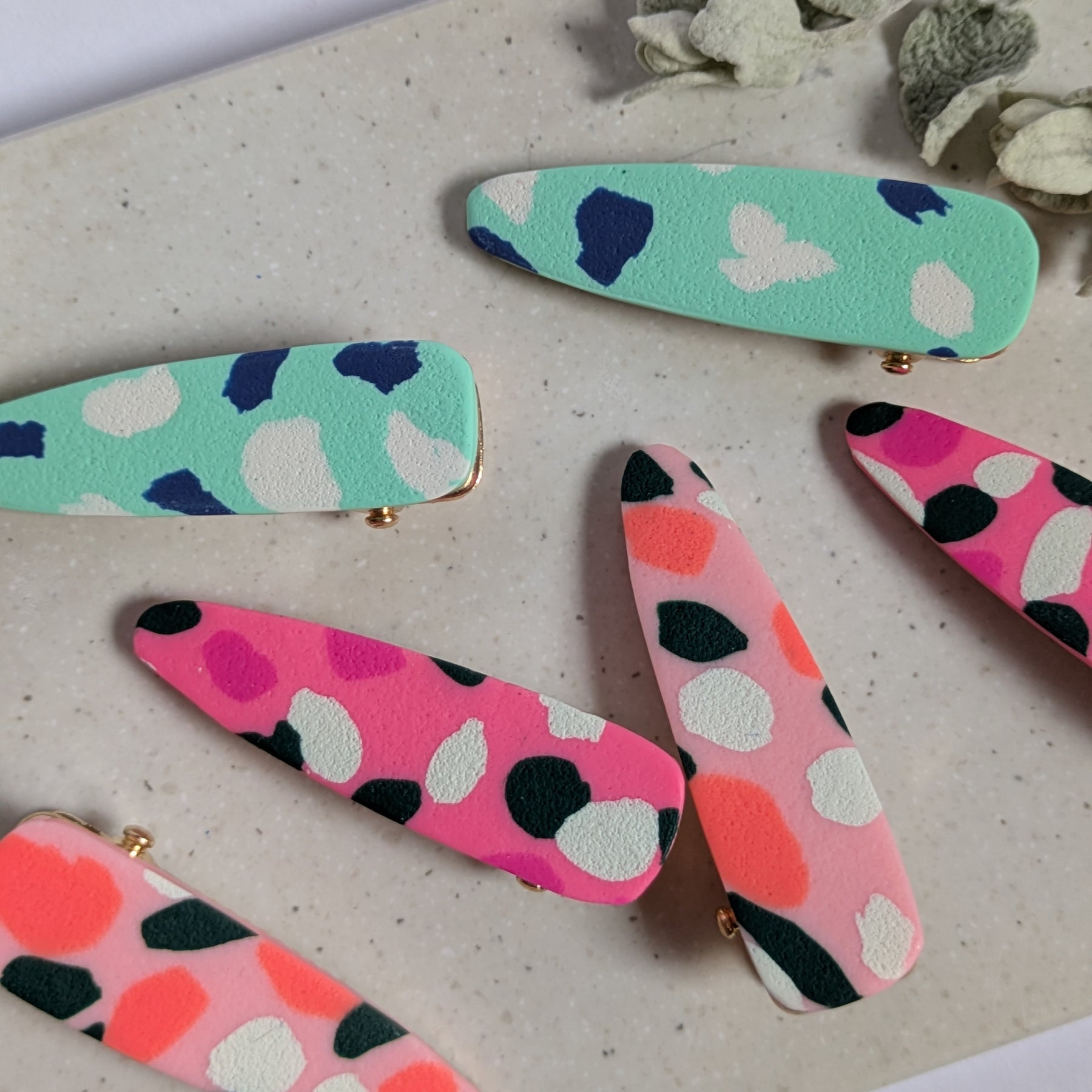 Handcrafted Hair Clip Set