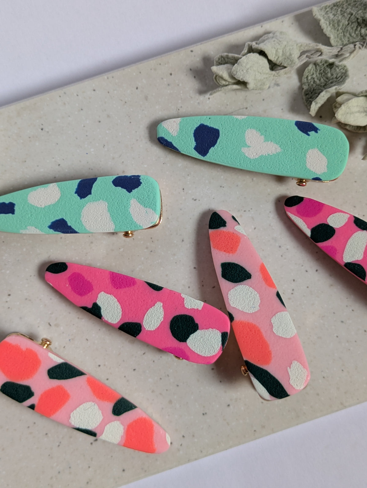 Handcrafted Hair Clip Set