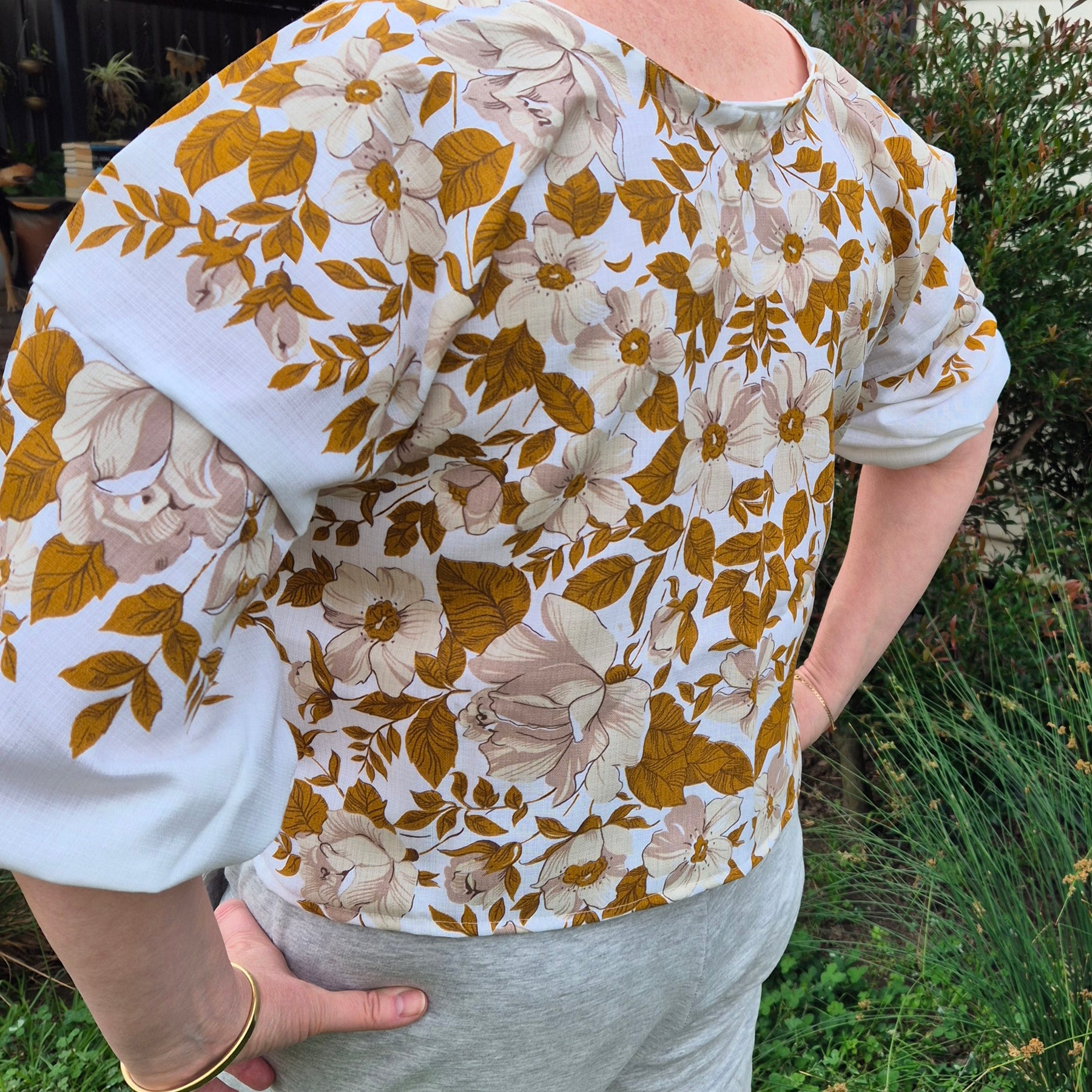 Upcycled Vintage Tablecloth tops. Free size