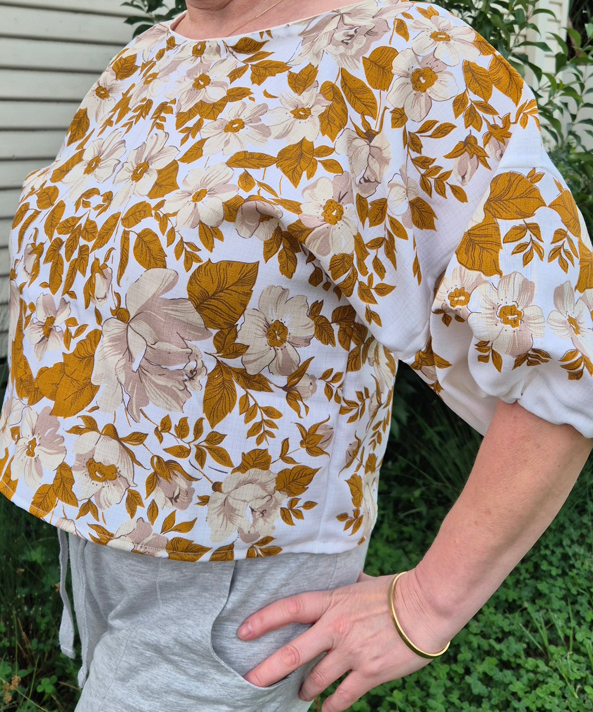 Upcycled Vintage Tablecloth tops. Free size