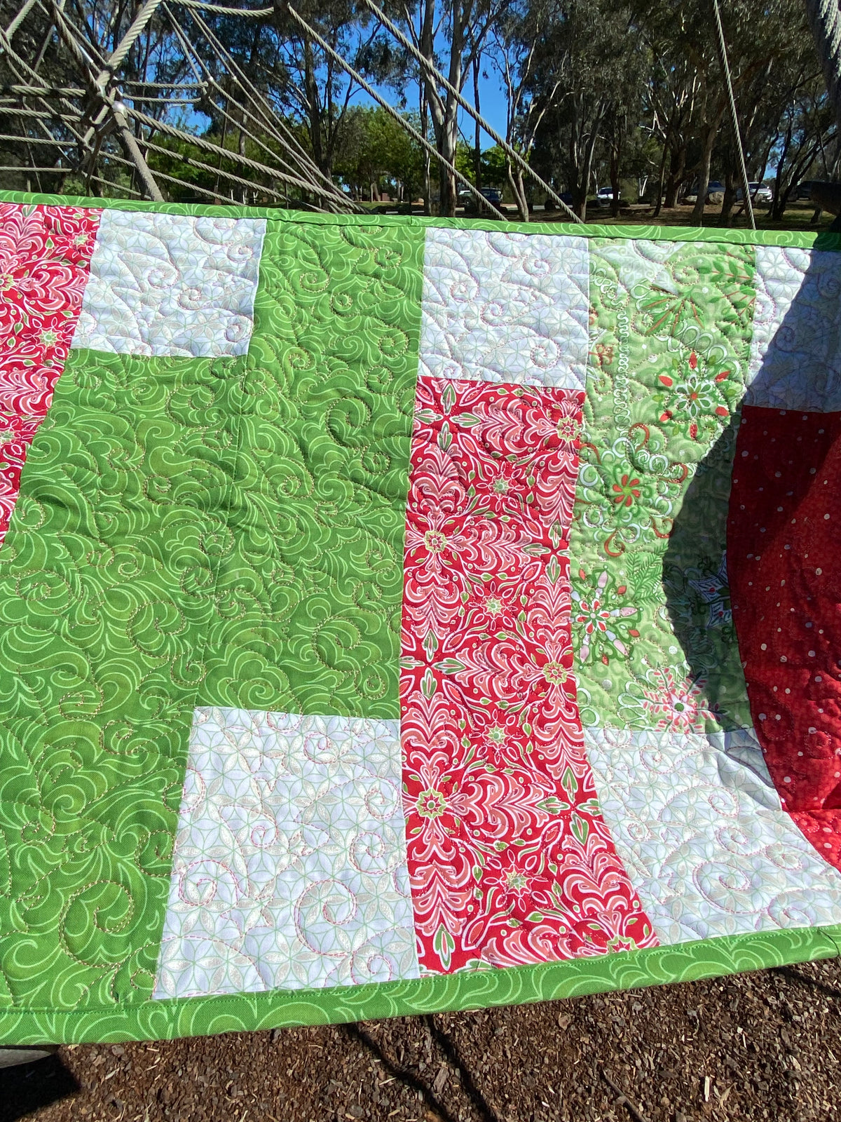 Quilted Christmas Table Runners