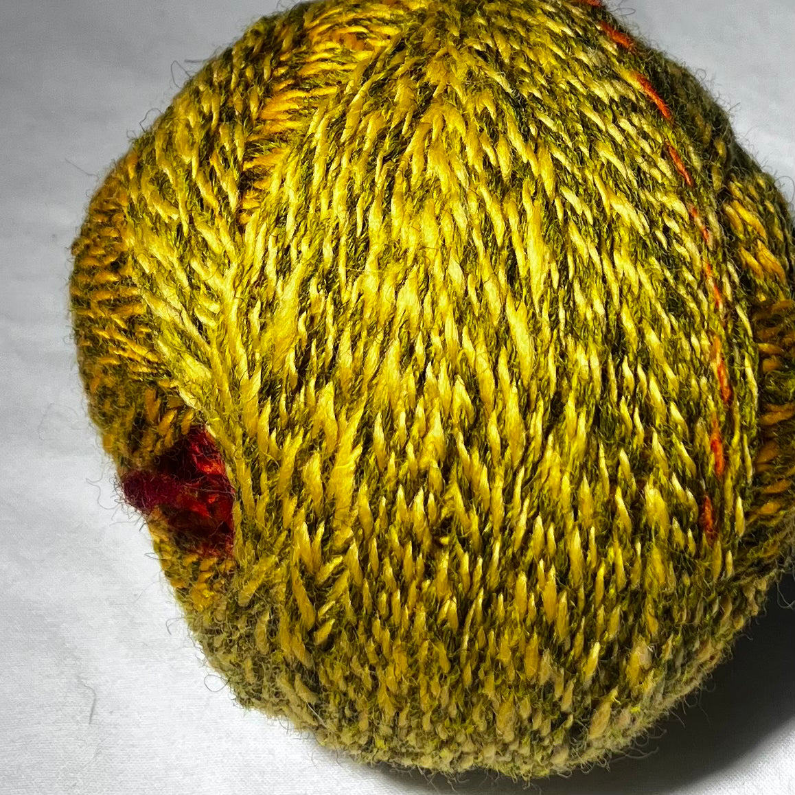 Colour work wool yarn
