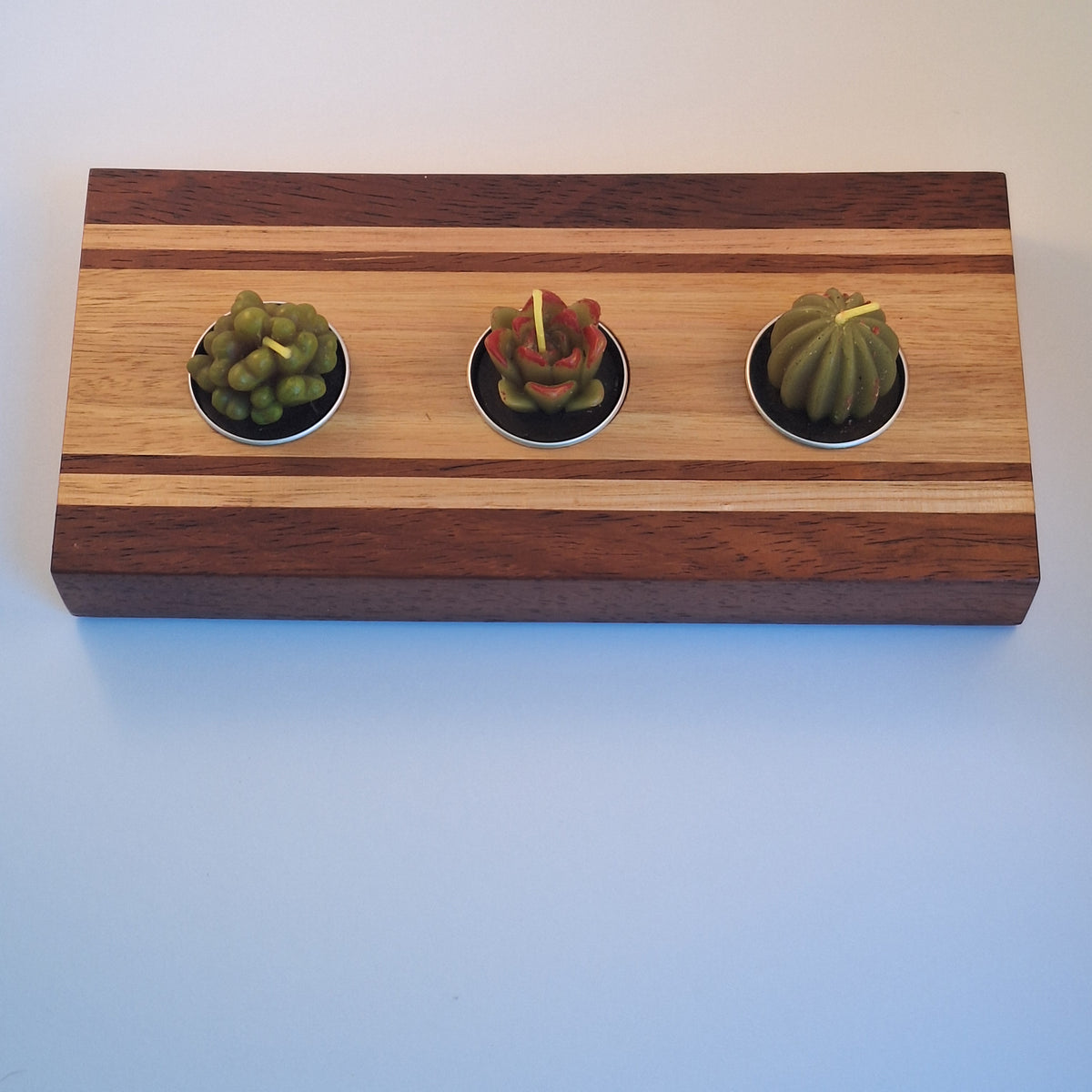 Handmade Timber Tea Light Candle Holders
