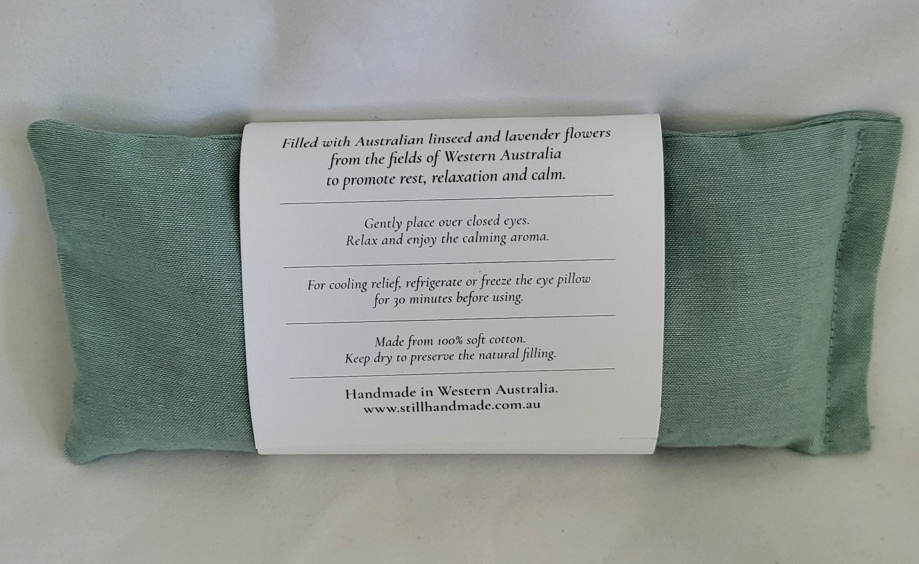 Lavender and Linseed Aromatherapy Eye Pillow | Soft Cotton Relaxing Eye Pillow |
