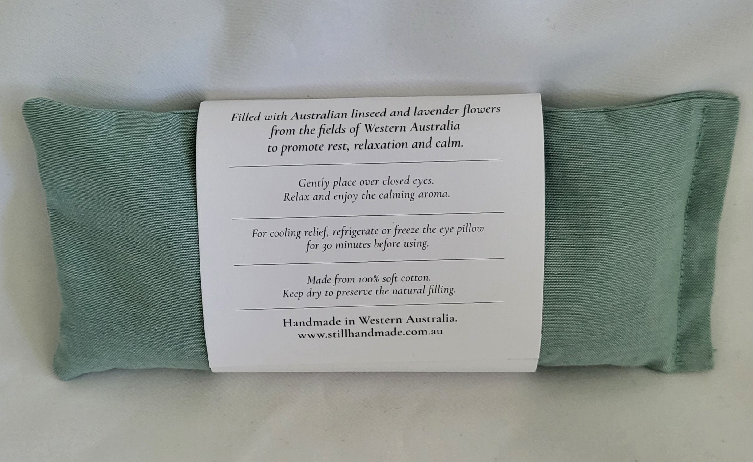 Lavender and Linseed Aromatherapy Eye Pillow | Soft Cotton Relaxing Eye Pillow |