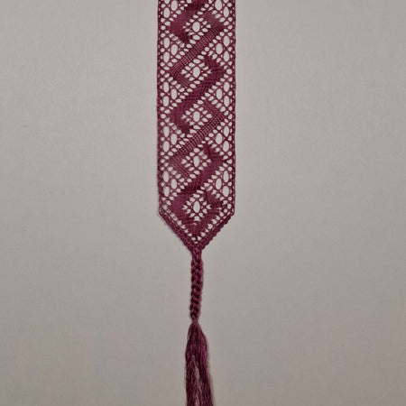 Plum Diamond trail Lace Bookmark