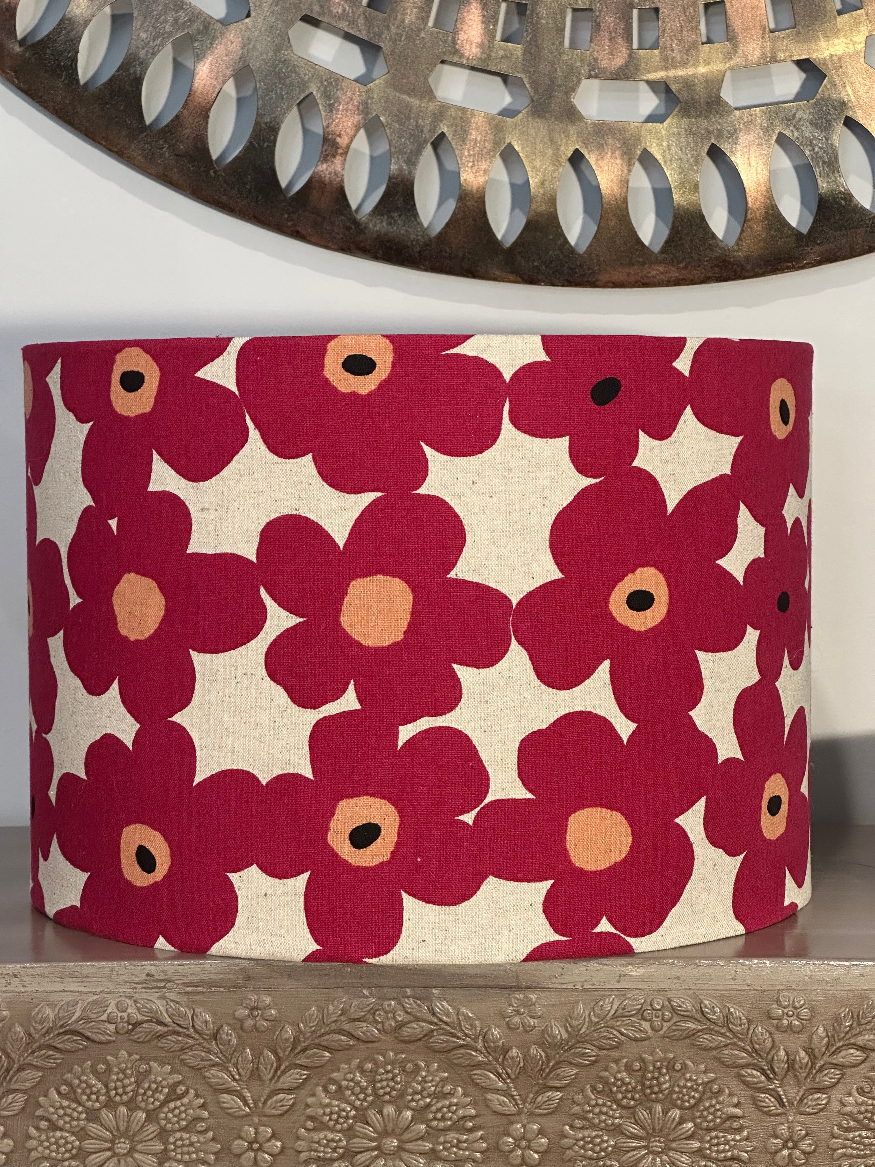 Fushsia Drum Lampshade