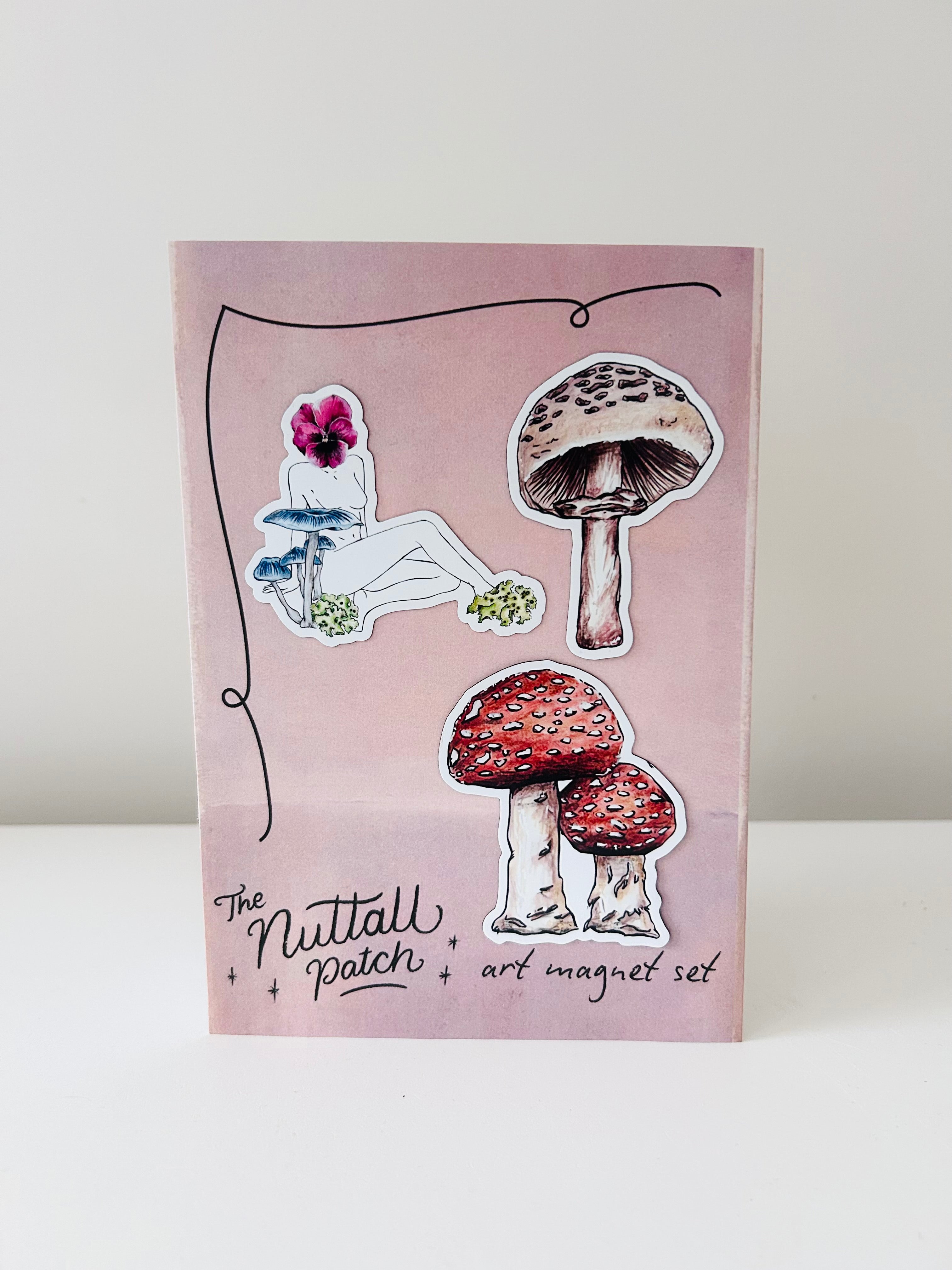 Art Magnet Set - Fungi is Female II
